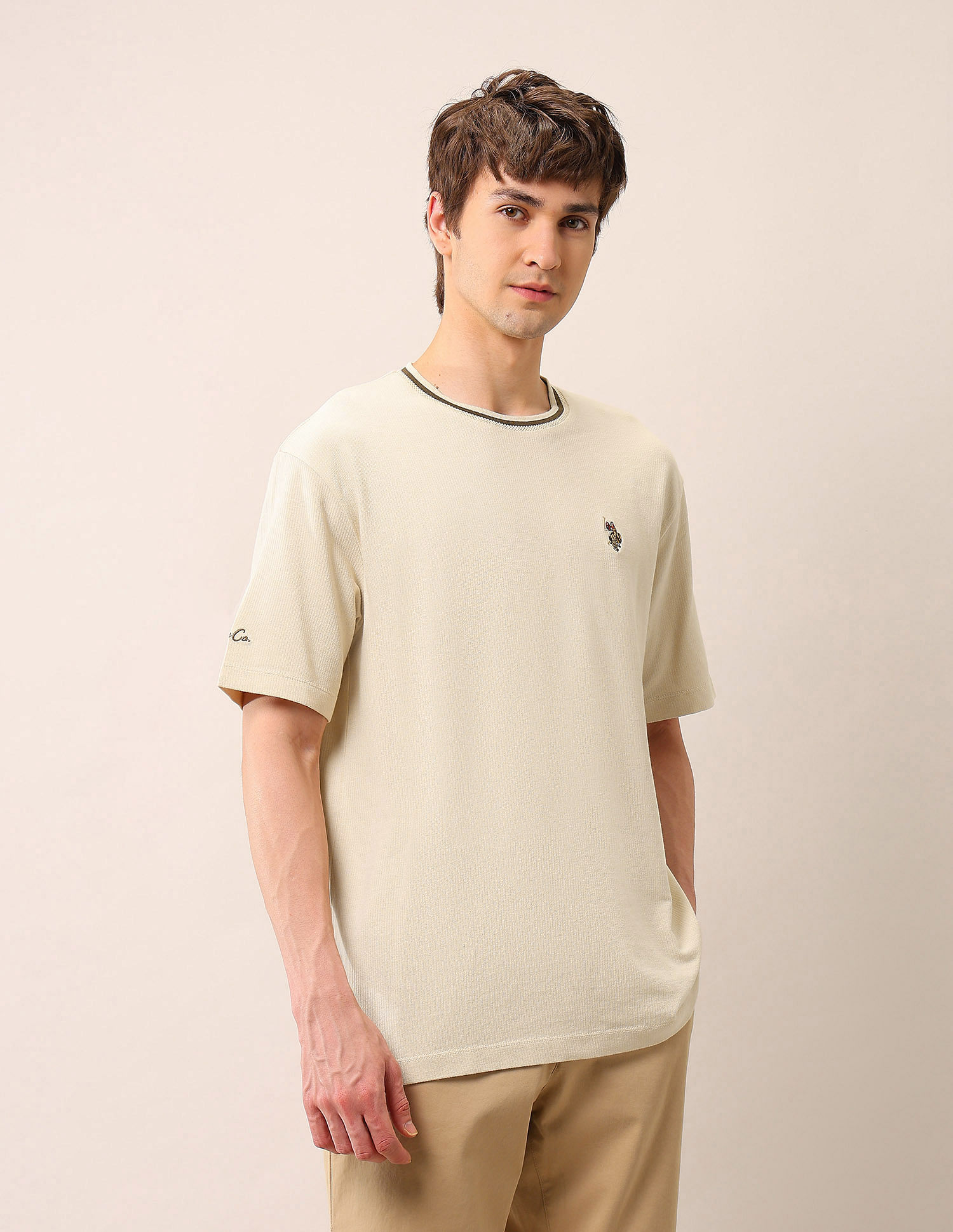 U.S. Polo Assn. Denim Co. Oversized Fit Pure Cotton T-Shirt