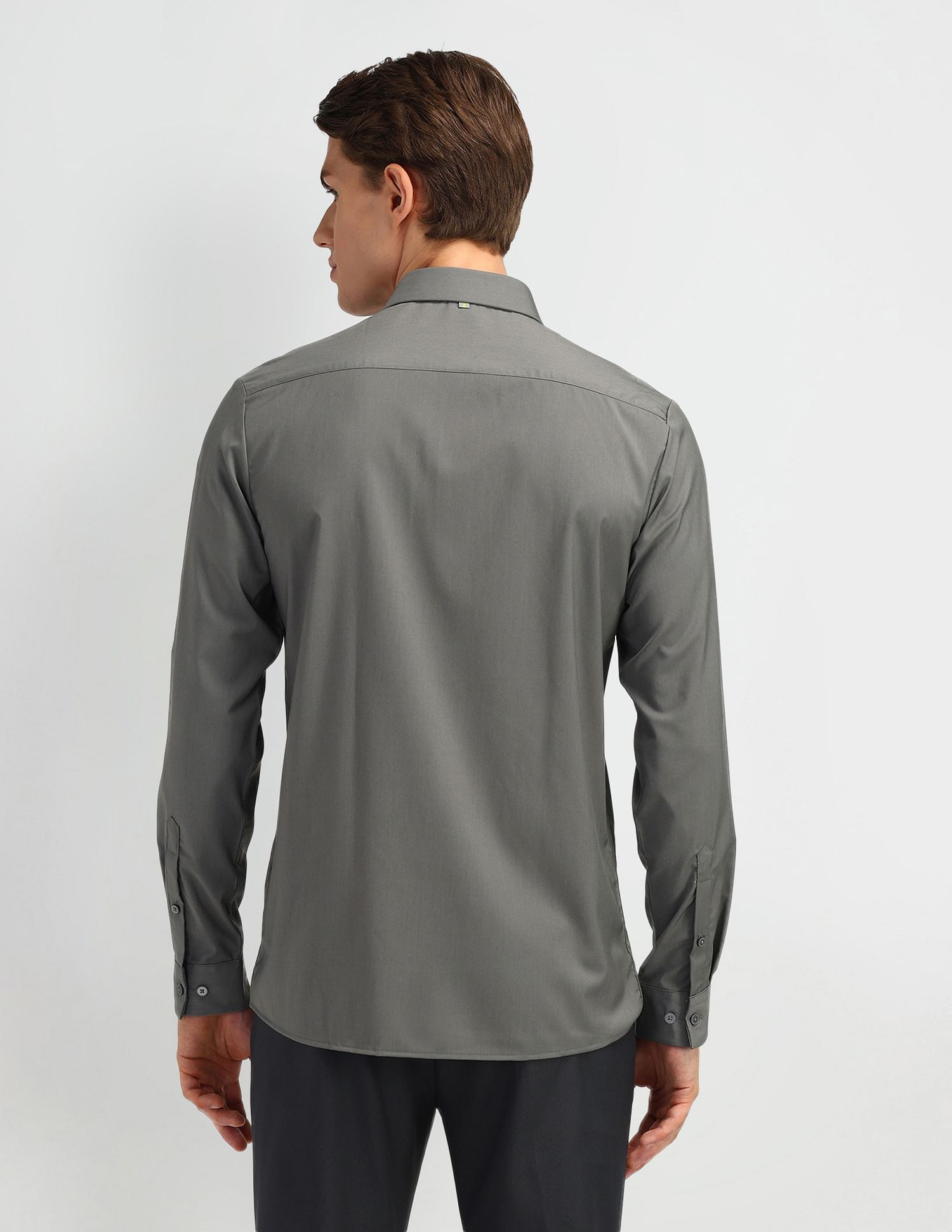 Arrow Newyork Brooklyn Ultra Slim Fit Solid Shirt