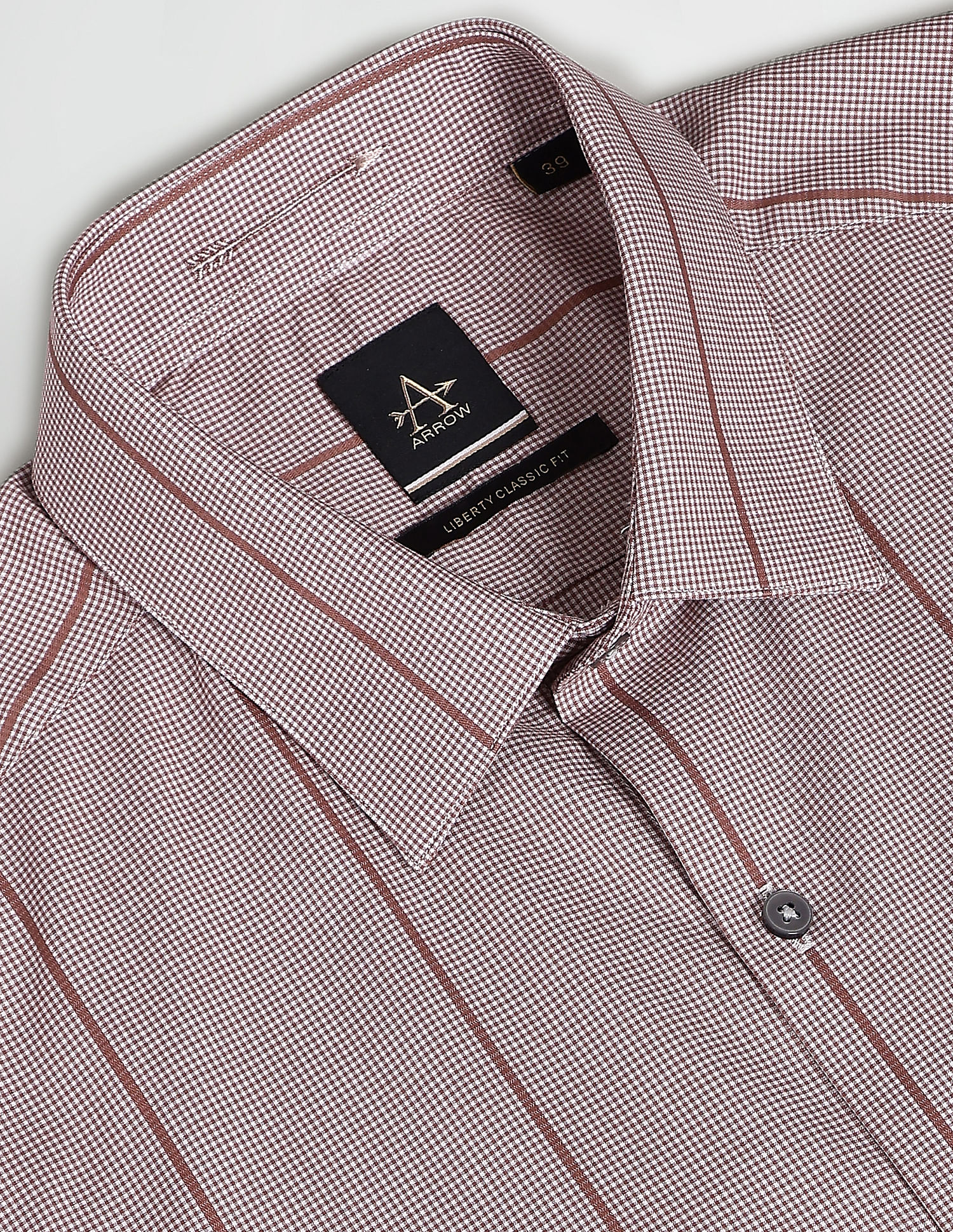 Arrow Vertical Stripe Cotton Formal Shirt