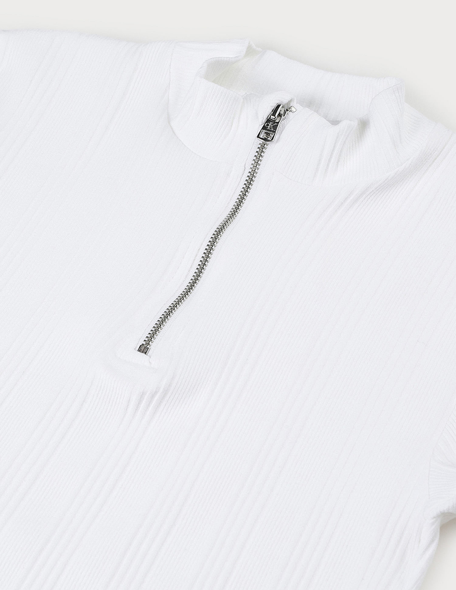 Calvin Klein Jeans Variegated Rib Half Zip Top