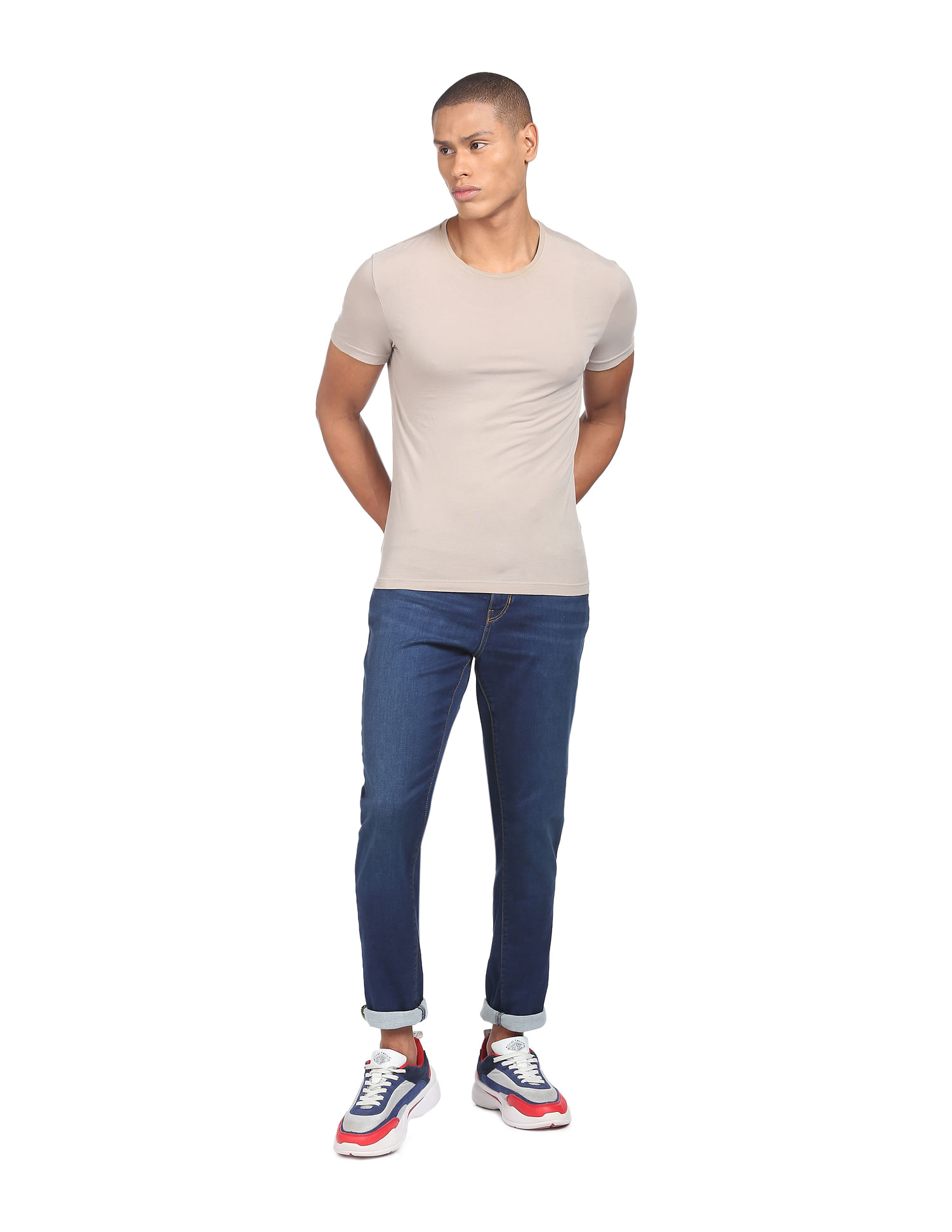 Flying Machine Dark Wash Billy Regular Fit F-Lite Jeans