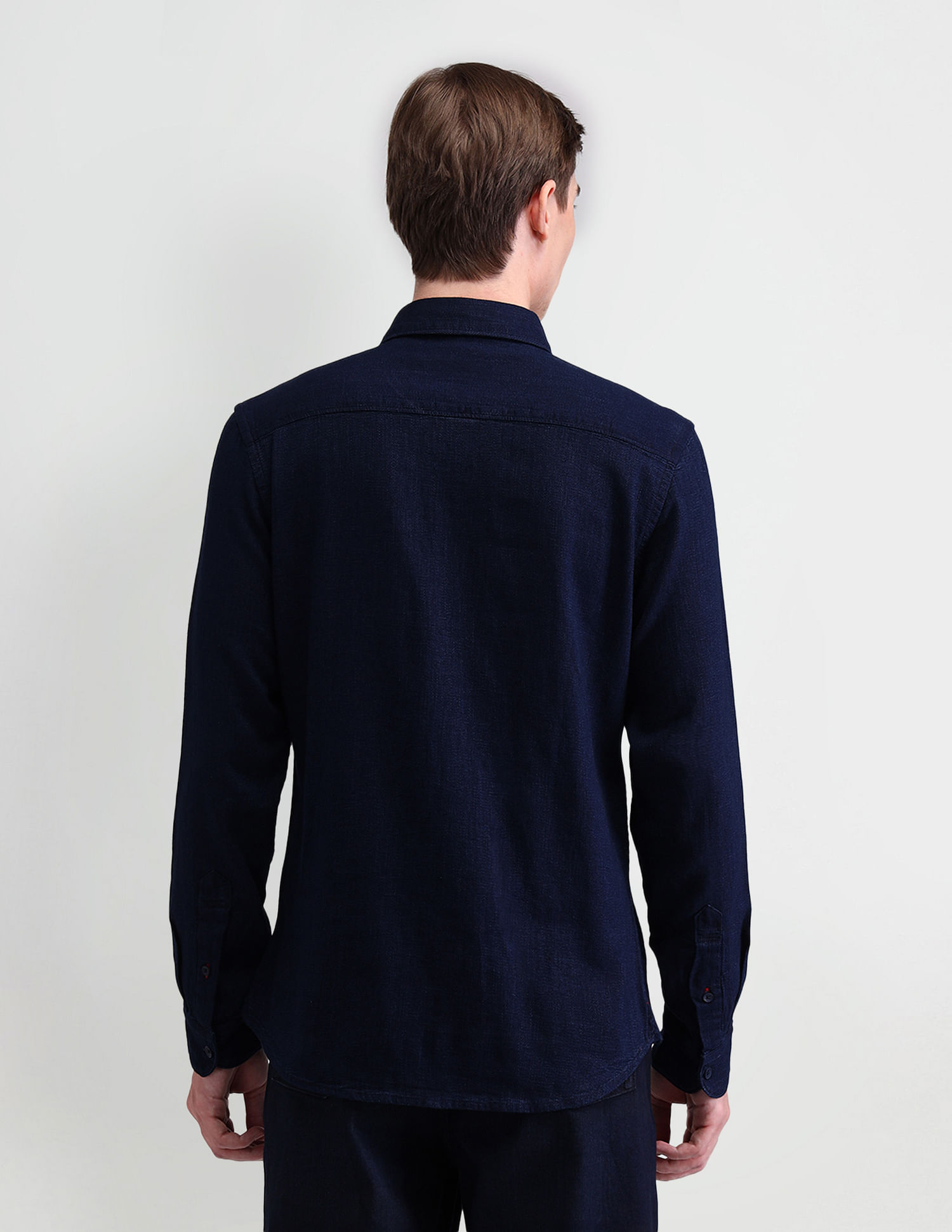 U.S. Polo Assn. Denim Co. Slim Dobby Solid Shirt