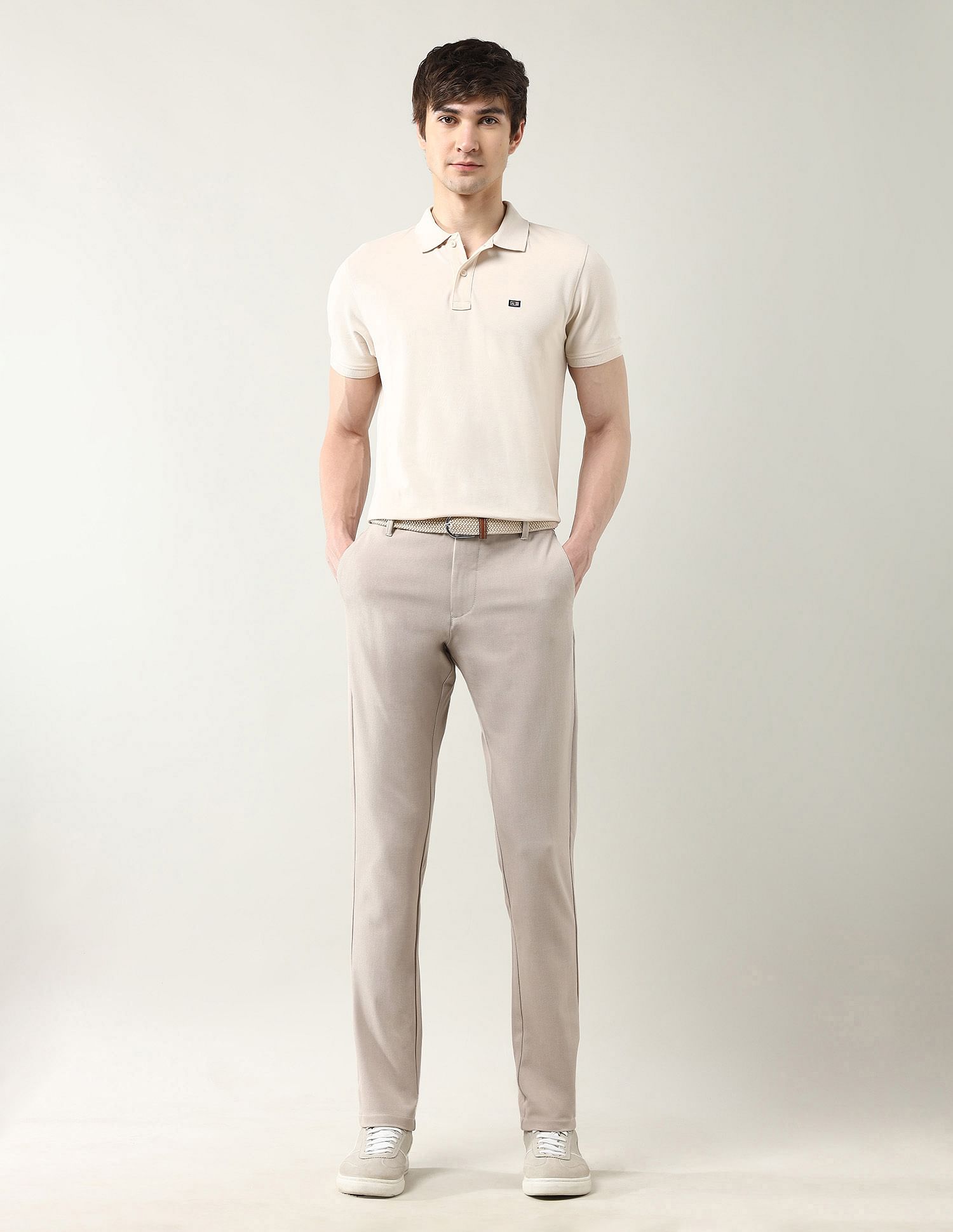 Arrow Sport Slim Fit Twill Autoflex Trousers