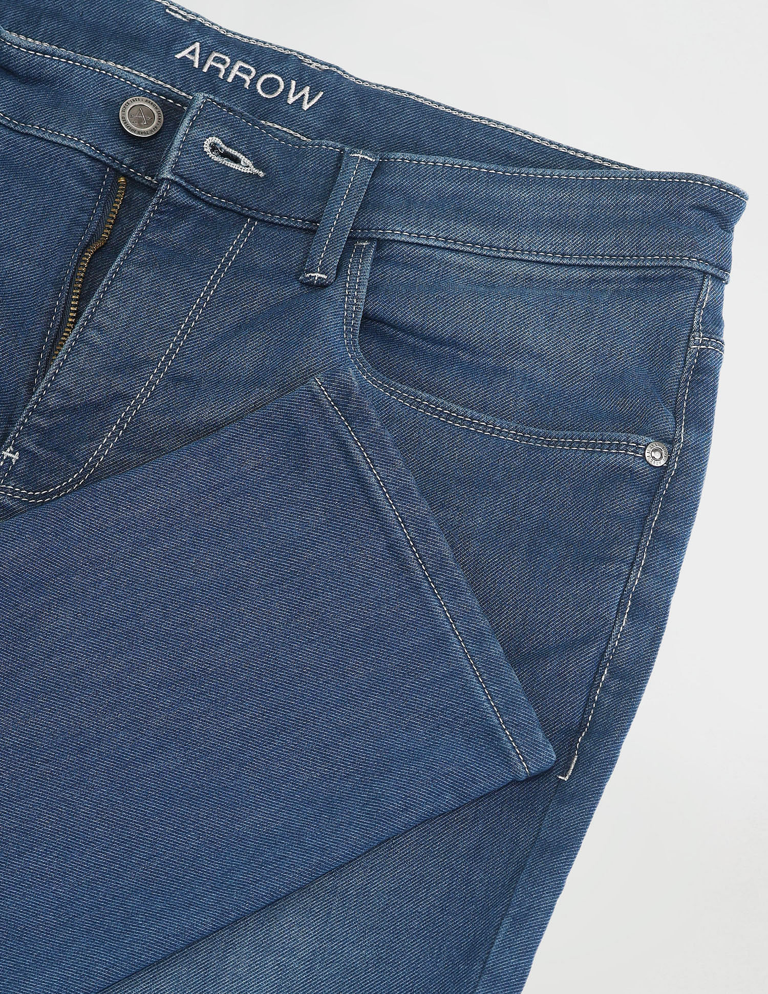 Arrow Sport Mid Rise Jameson Slim Fit Jeans