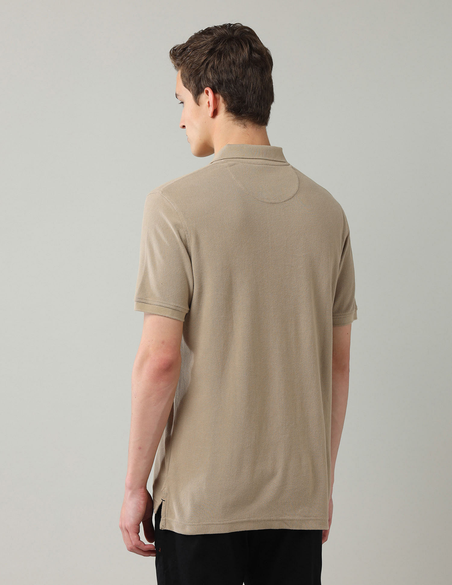 Arrow Sport Vertical Striped Regular Fit Polo Shirt