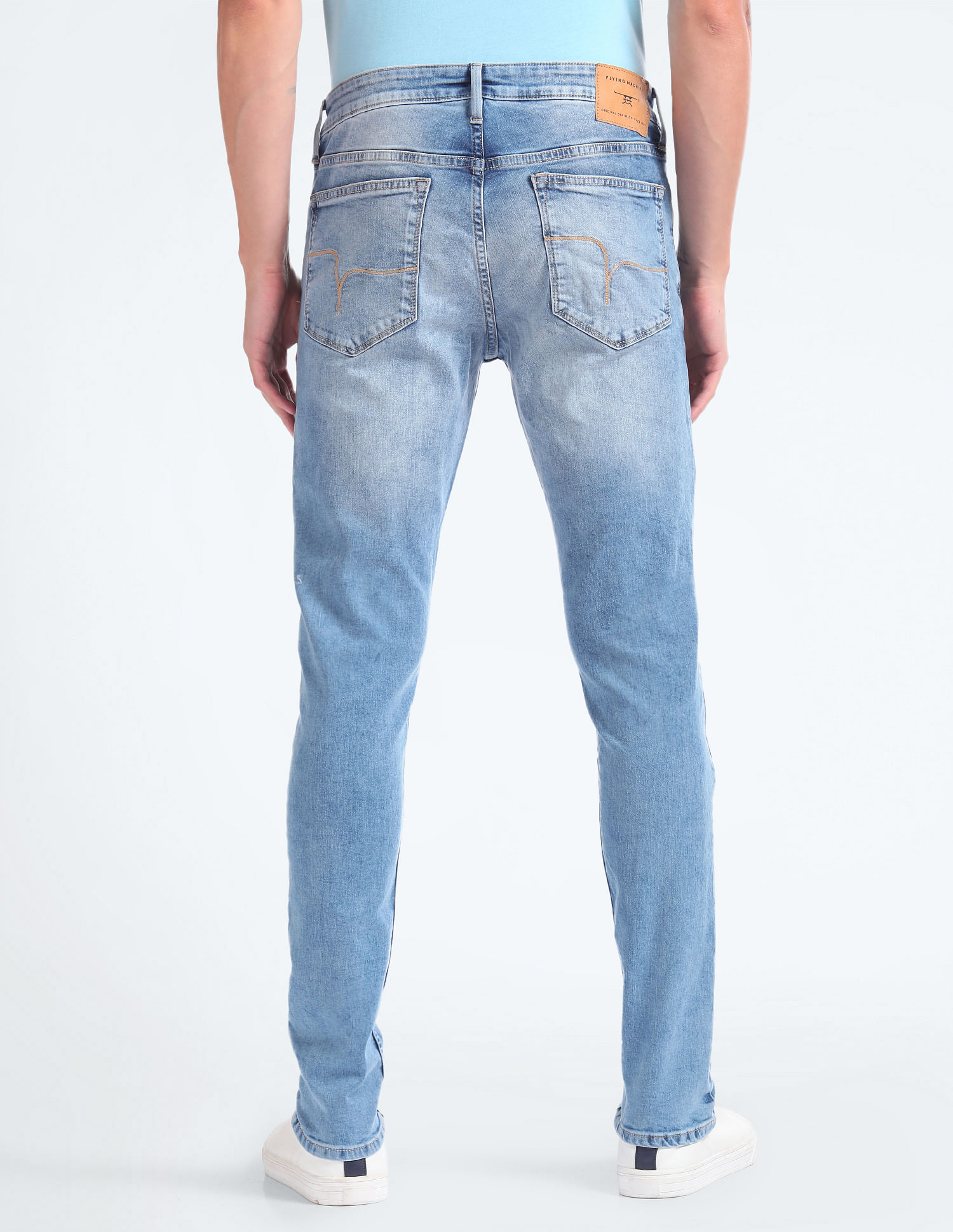 Flying Machine Jackson Super Skinny Stonewash Jeans