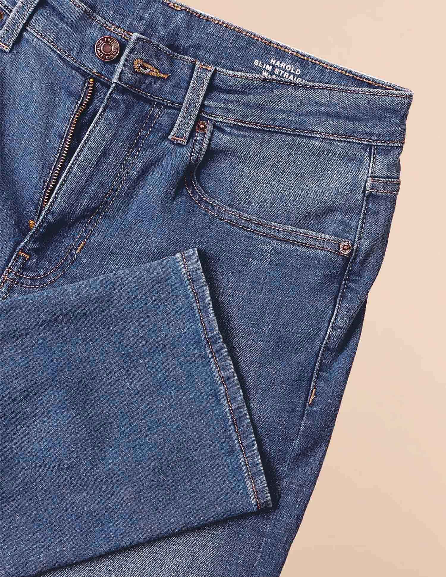 U.S. Polo Assn. Denim Co. Harold Slim Straight Fit Blue Jeans