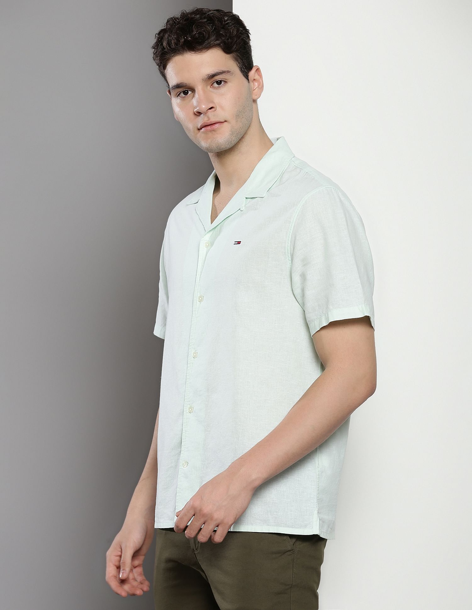 Tommy Hilfiger Sustainable Cuban Collar Shirt