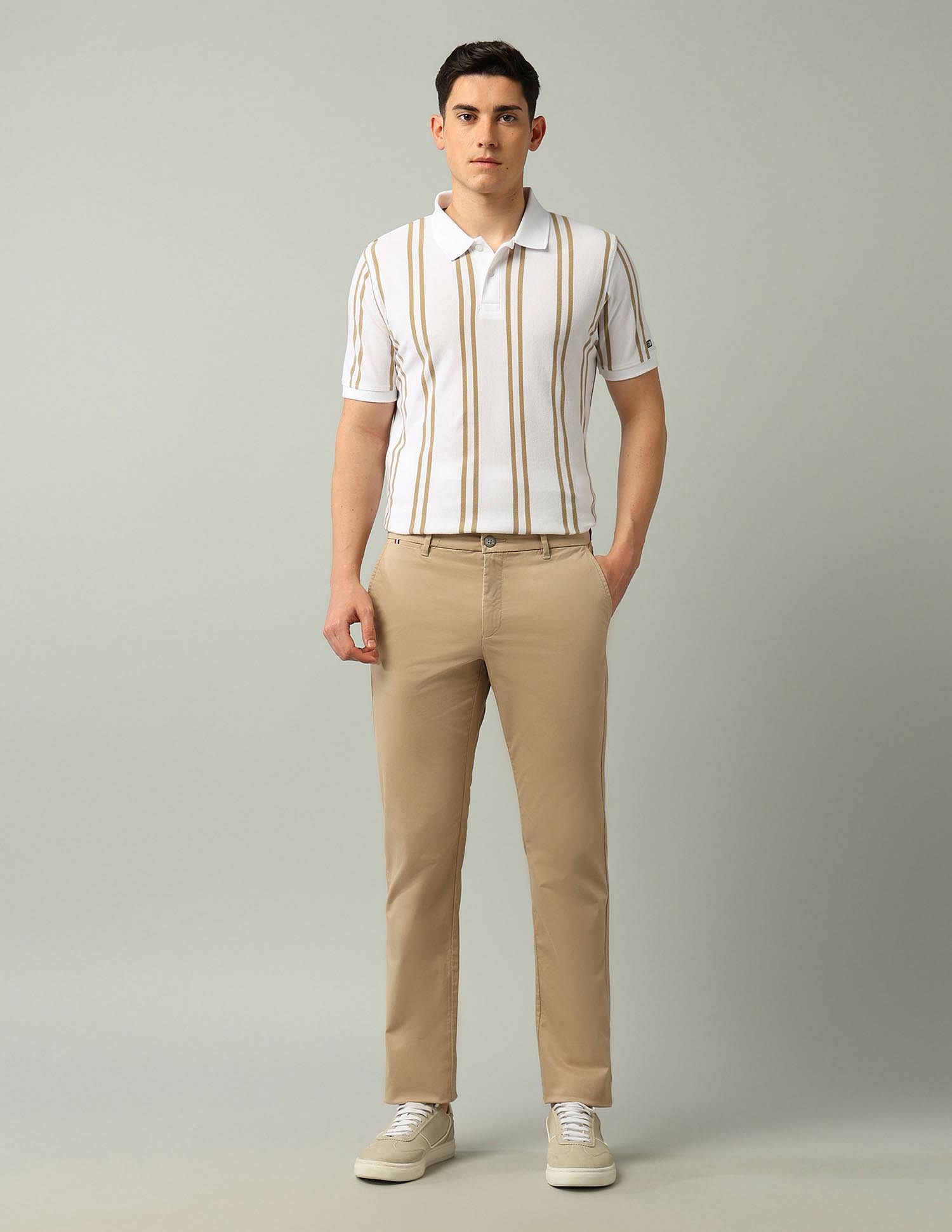 Arrow Sport AutoFlex Solid Twill Trousers
