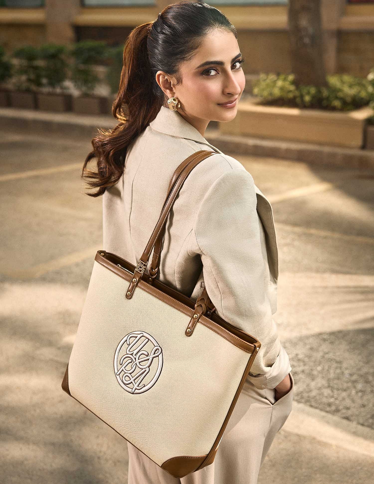 U.S. Polo Assn. Ava Monogram Tote Bag