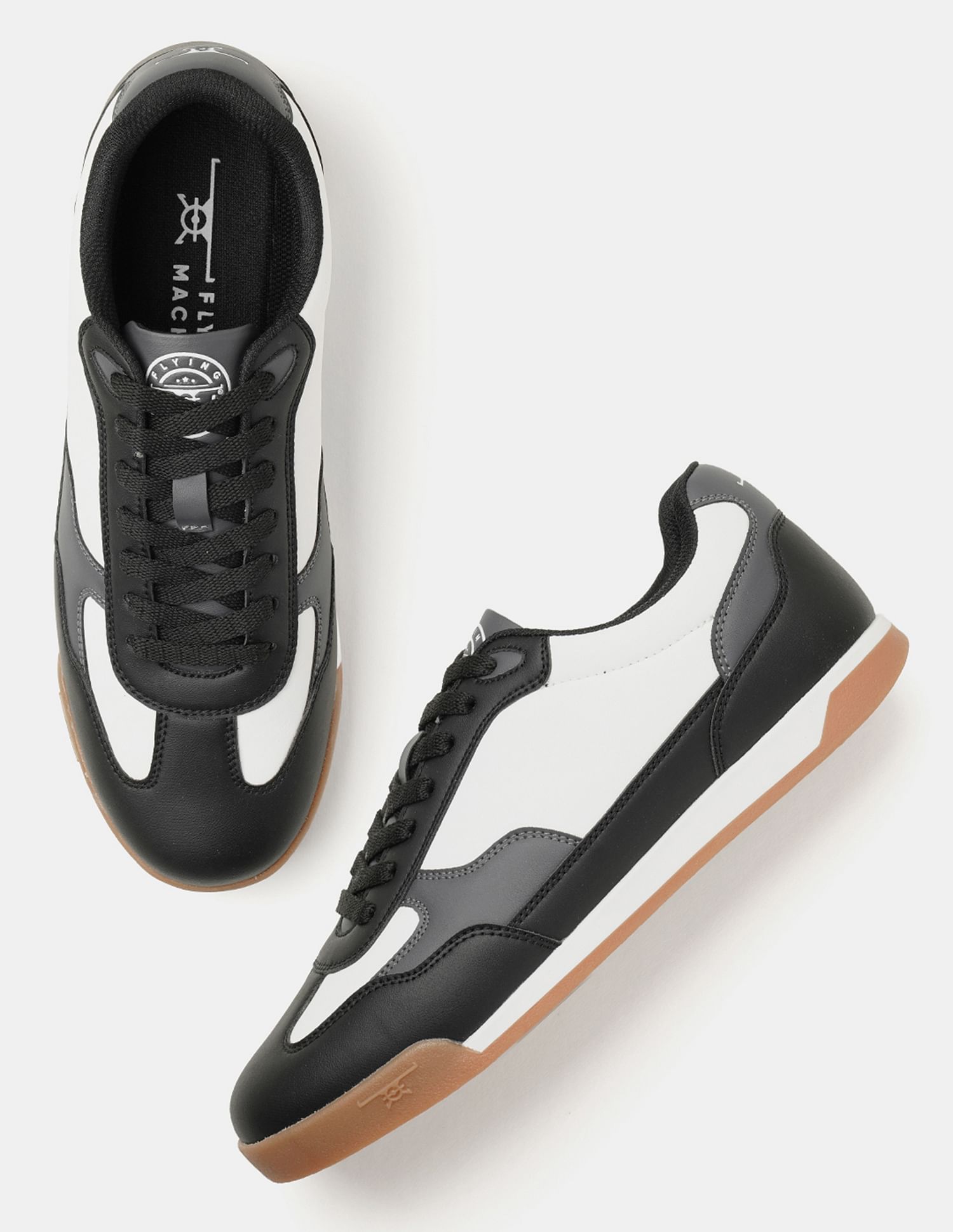 Flying Machine Men Hudson Colorblocked Suede Sneakers