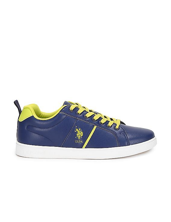 Buy U.S. Polo Assn. Solid Vador Lace Up Sneakers NNNOW