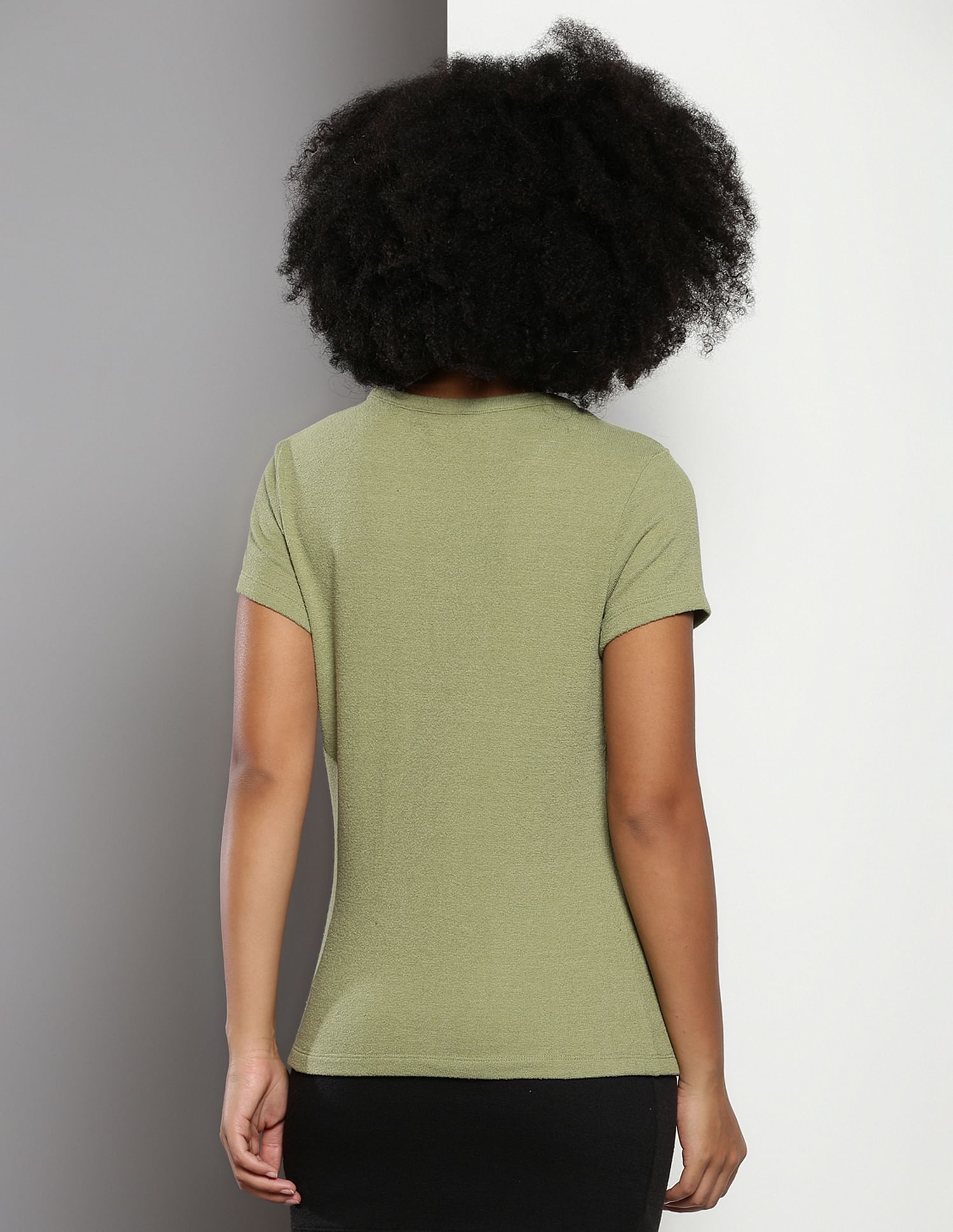 Calvin Klein Slub Ribbed Slim T-Shirt