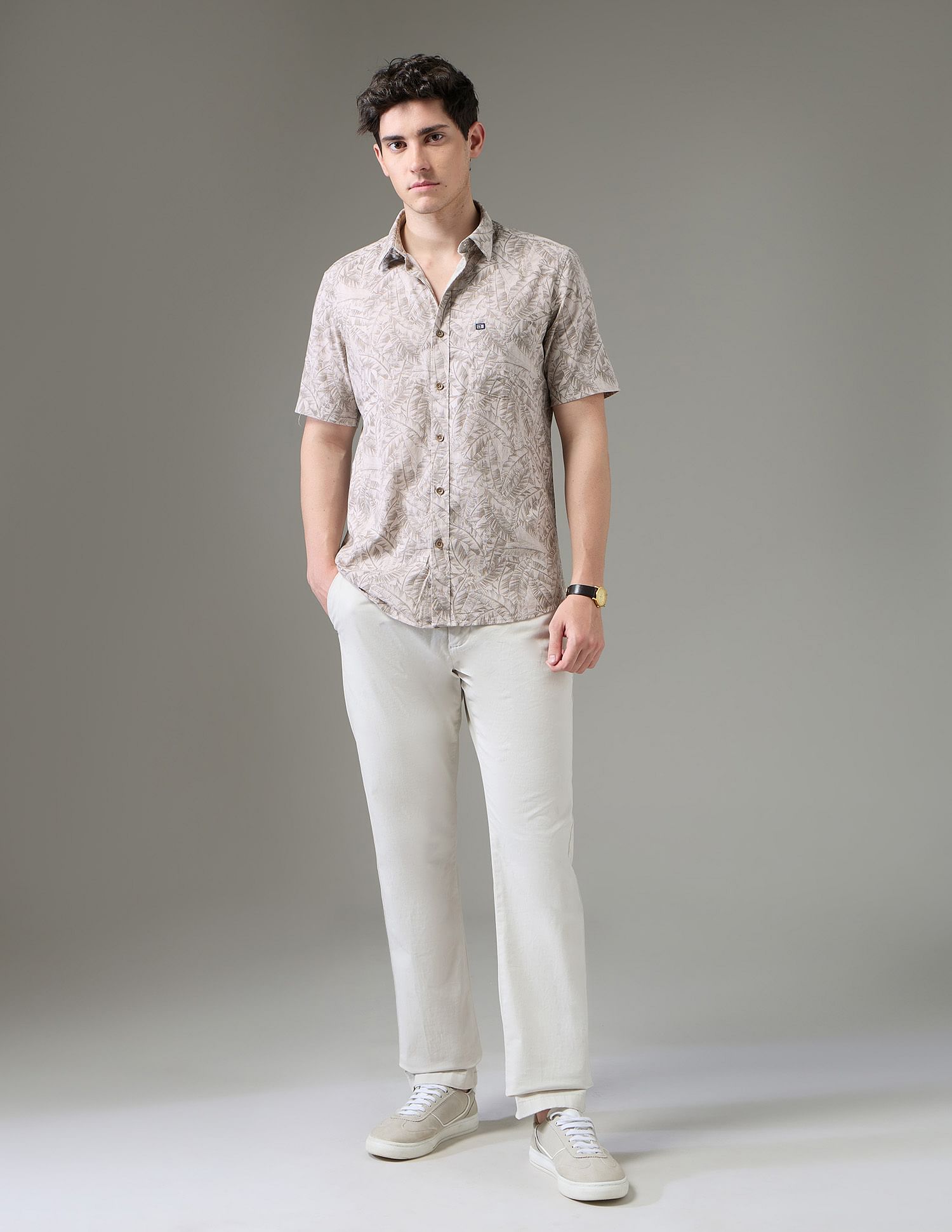 Arrow Sport Regular Fit Night Is Young Shirt