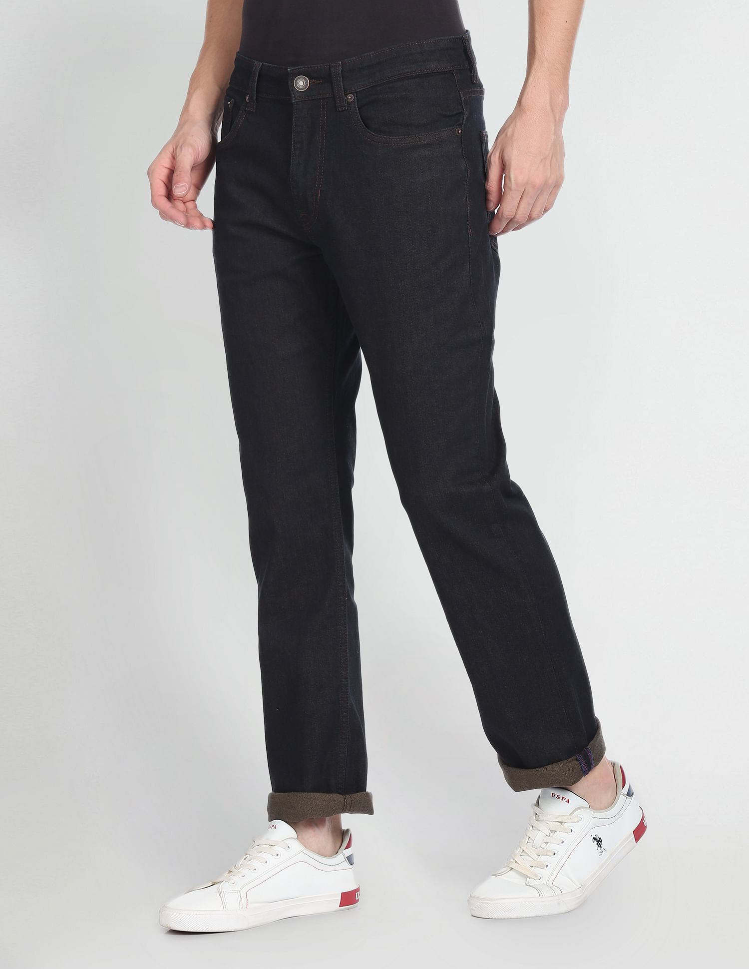 U.S. Polo Assn. Denim Co. Harold Slim Straight Fit Blue Jeans