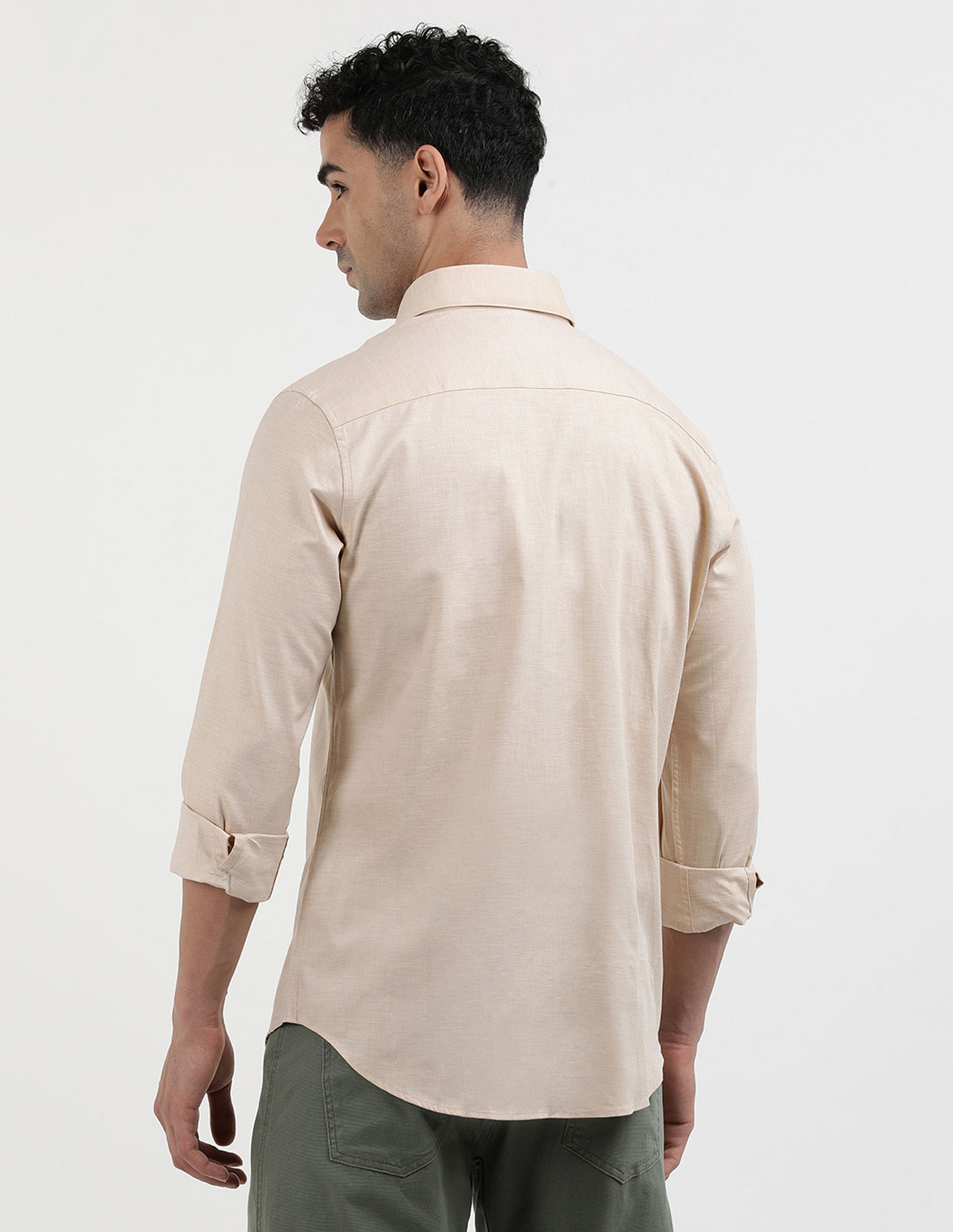 Calvin Klein Slim Fit Twill Solid Shirt