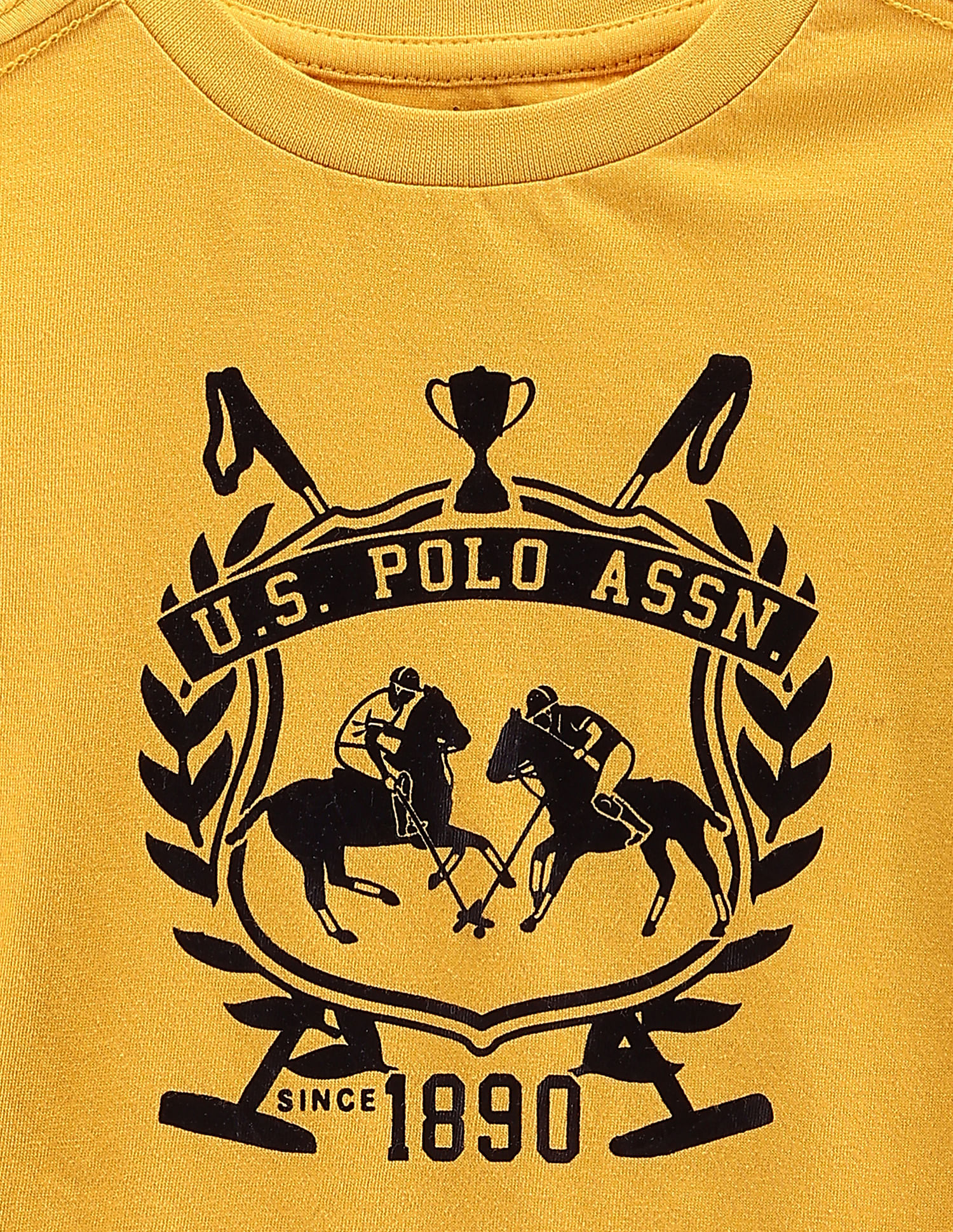 U.S. Polo Assn. Kids Boys Brand Print Cotton T-Shirt