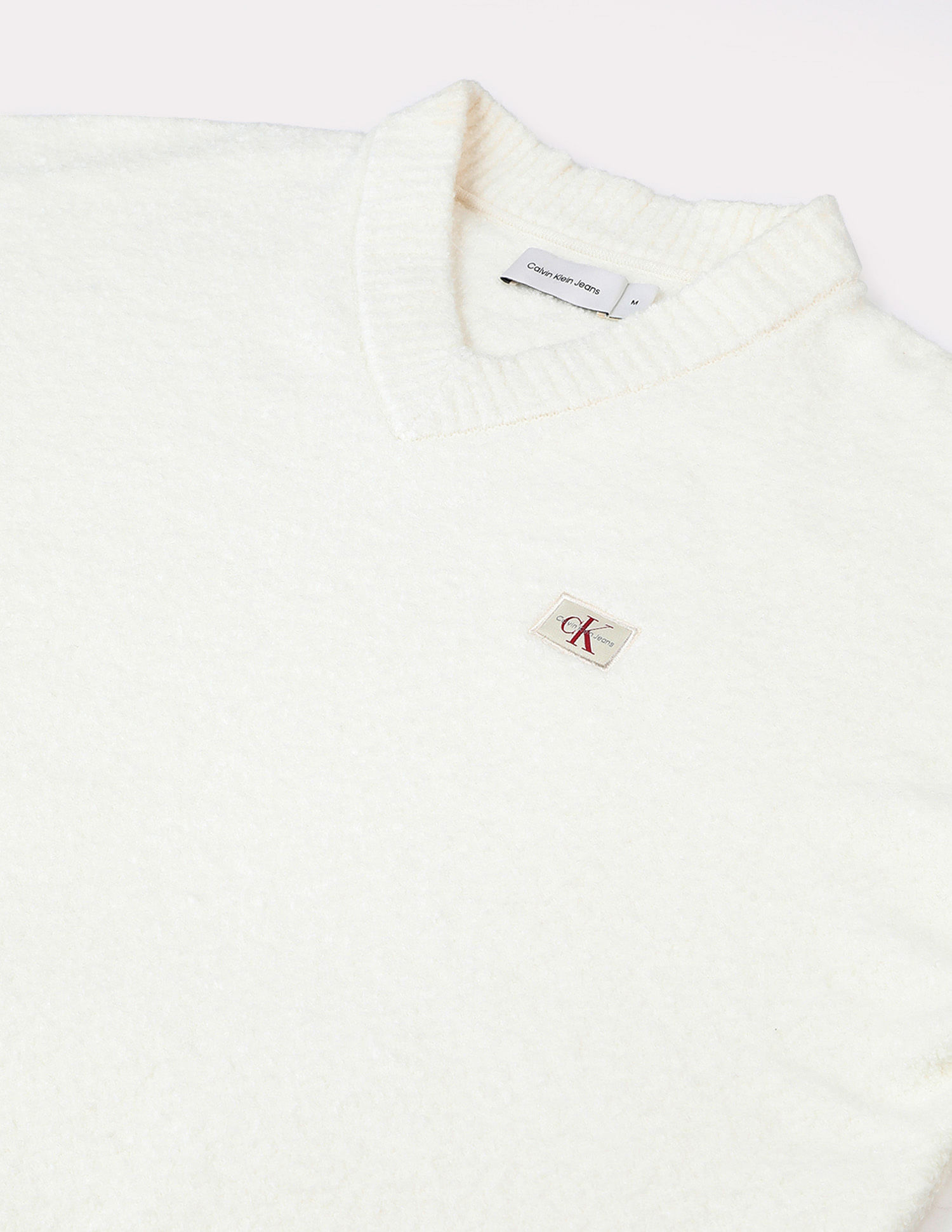 Calvin Klein Jeans Boucle Relaxed Fit V-neck Sweater