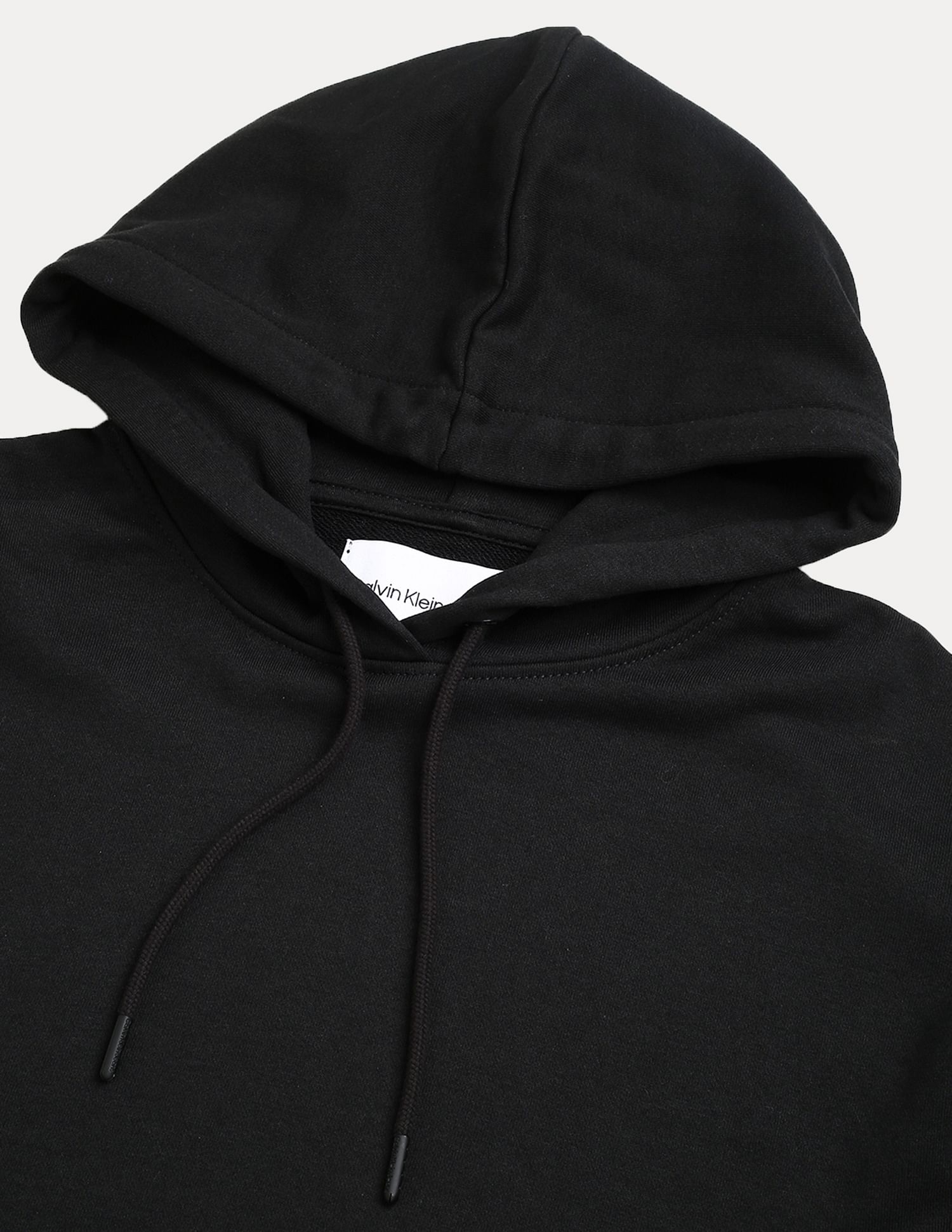 Calvin Klein Rib Mix Tab Hooded Sweatshirt