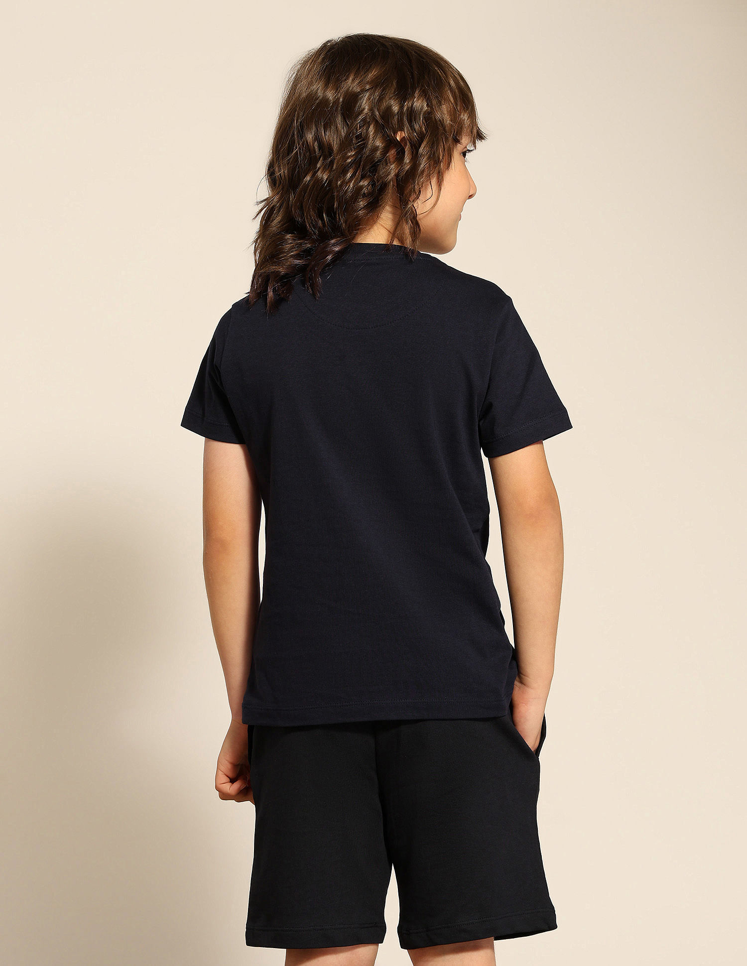 U.S. Polo Assn. Kids Boys Brand Printed Pure Cotton T-Shirt