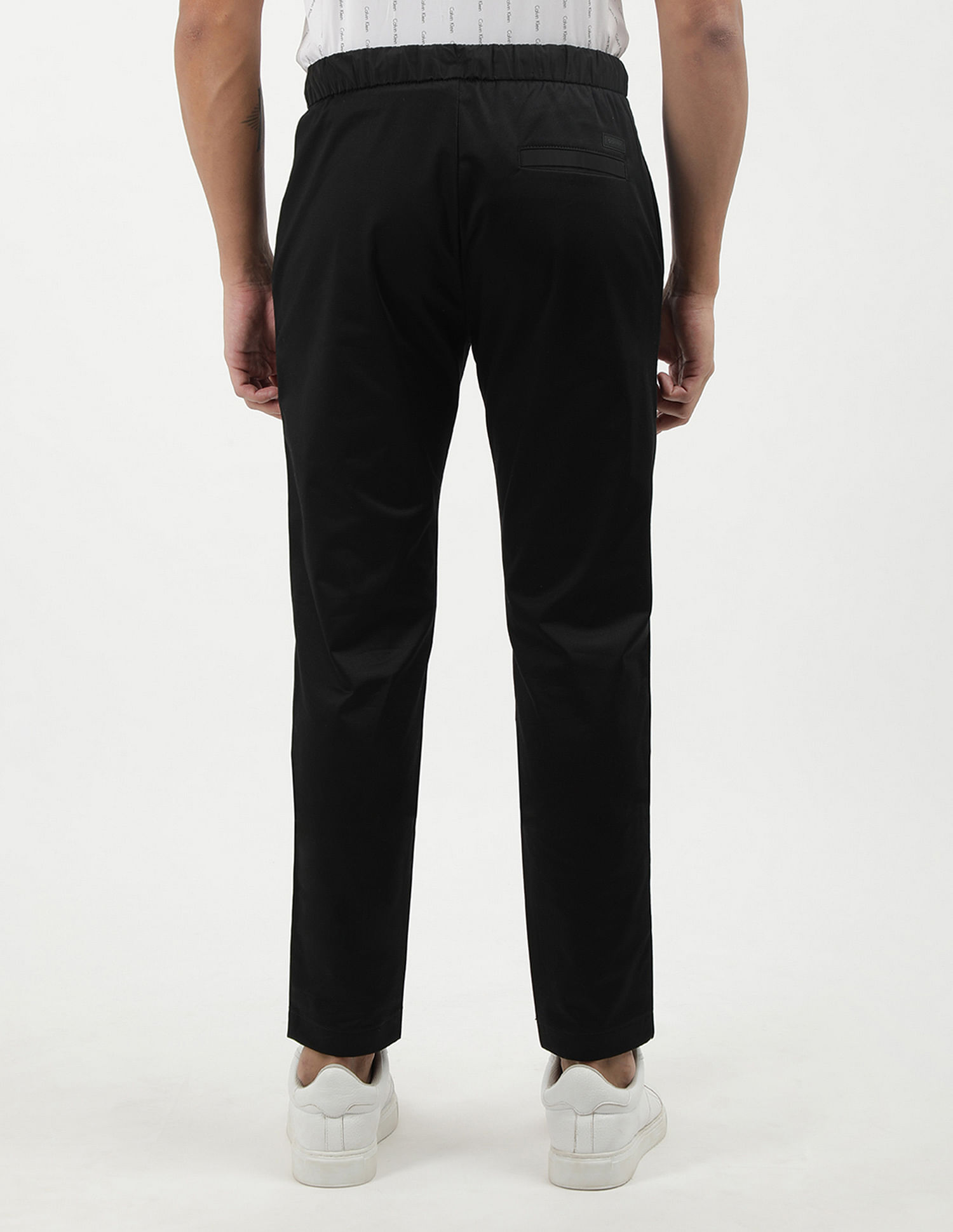 Calvin Klein Sateen Stretch Tapered Pants