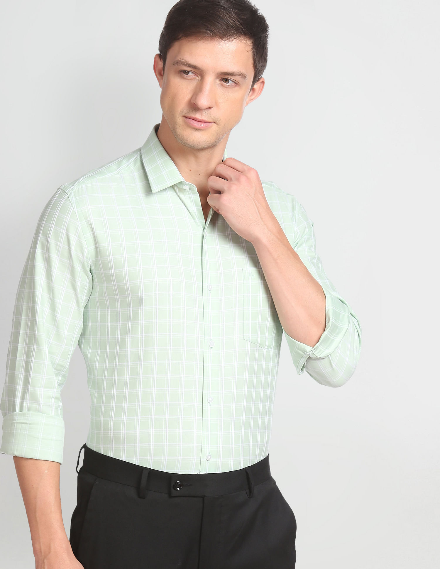 Arrow Tartan Check Twill Shirt