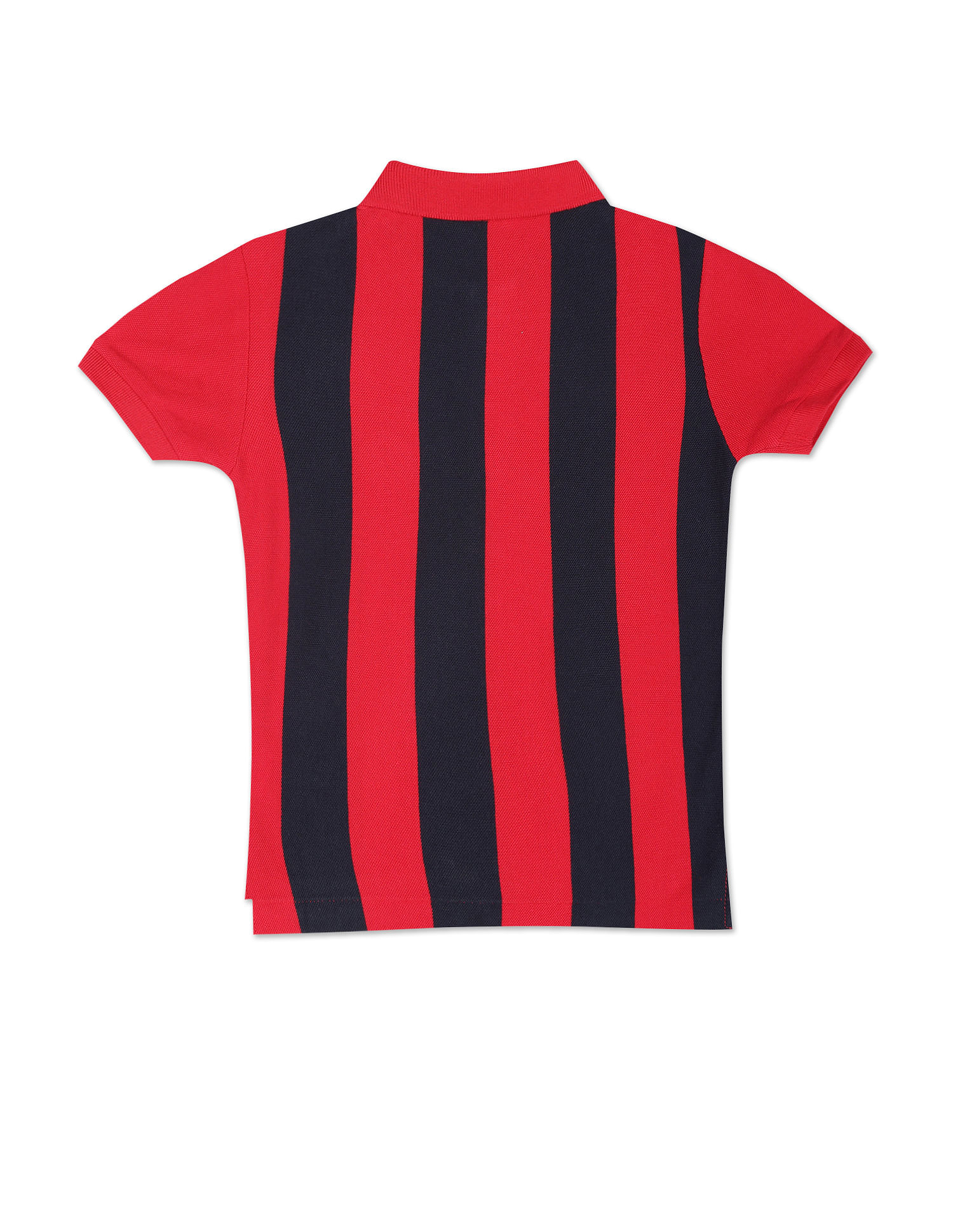 U.S. Polo Assn. Kids Vertical Stripe Cotton Polo Shirt