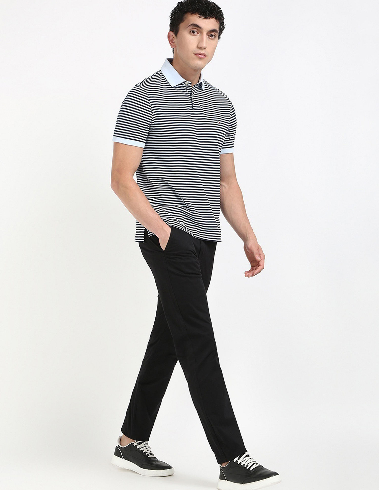 Tommy Hilfiger Striped Regular-Fit Cotton T-Shirt