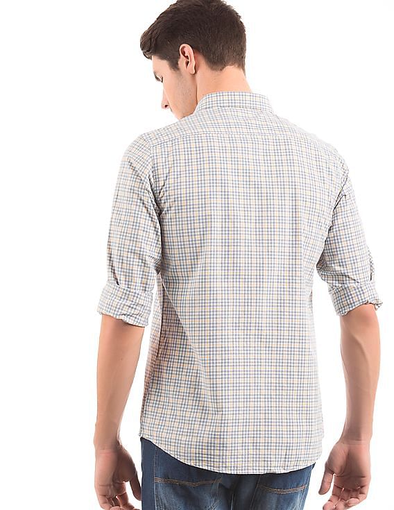 Buy Geoffrey Beene Men Slim Fit Check Shirt - NNNOW.com