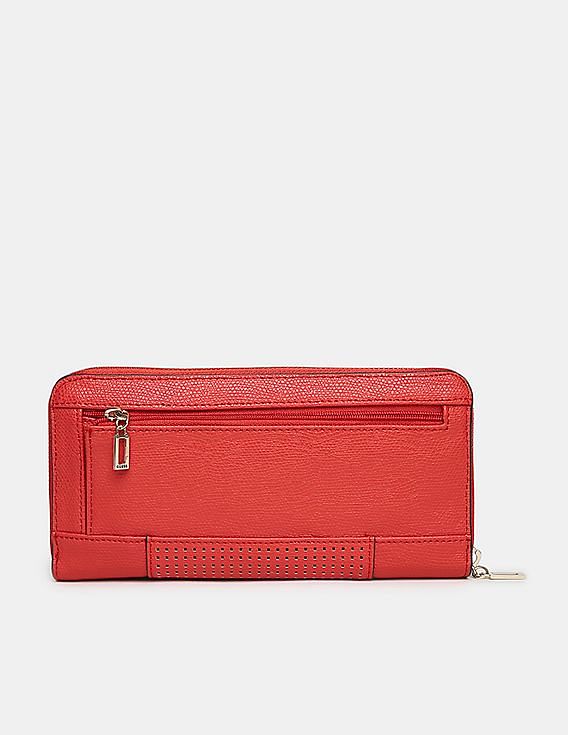 Guess red deals wallet women's