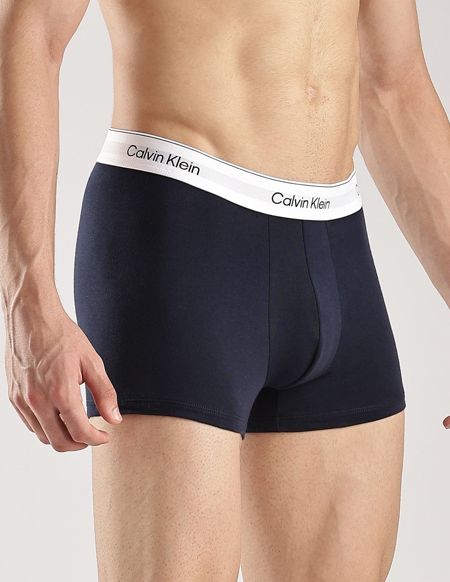 Calvin Klein Underwear Solid Multi Low Rise Trunks - Pack Of - 3