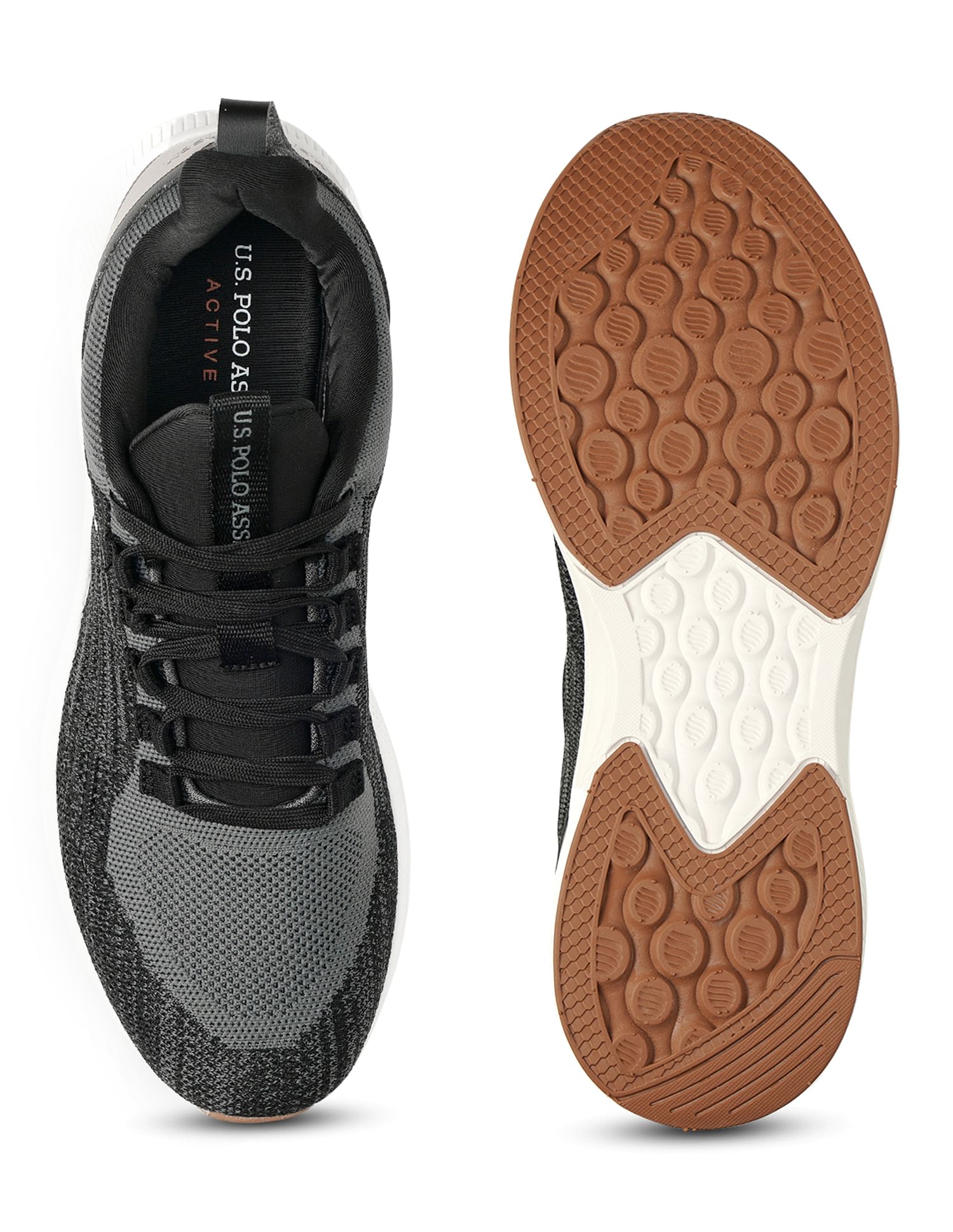 U.S. Polo Assn. Men Knit Upper Colour Block Trigger 2.0 Sneakers
