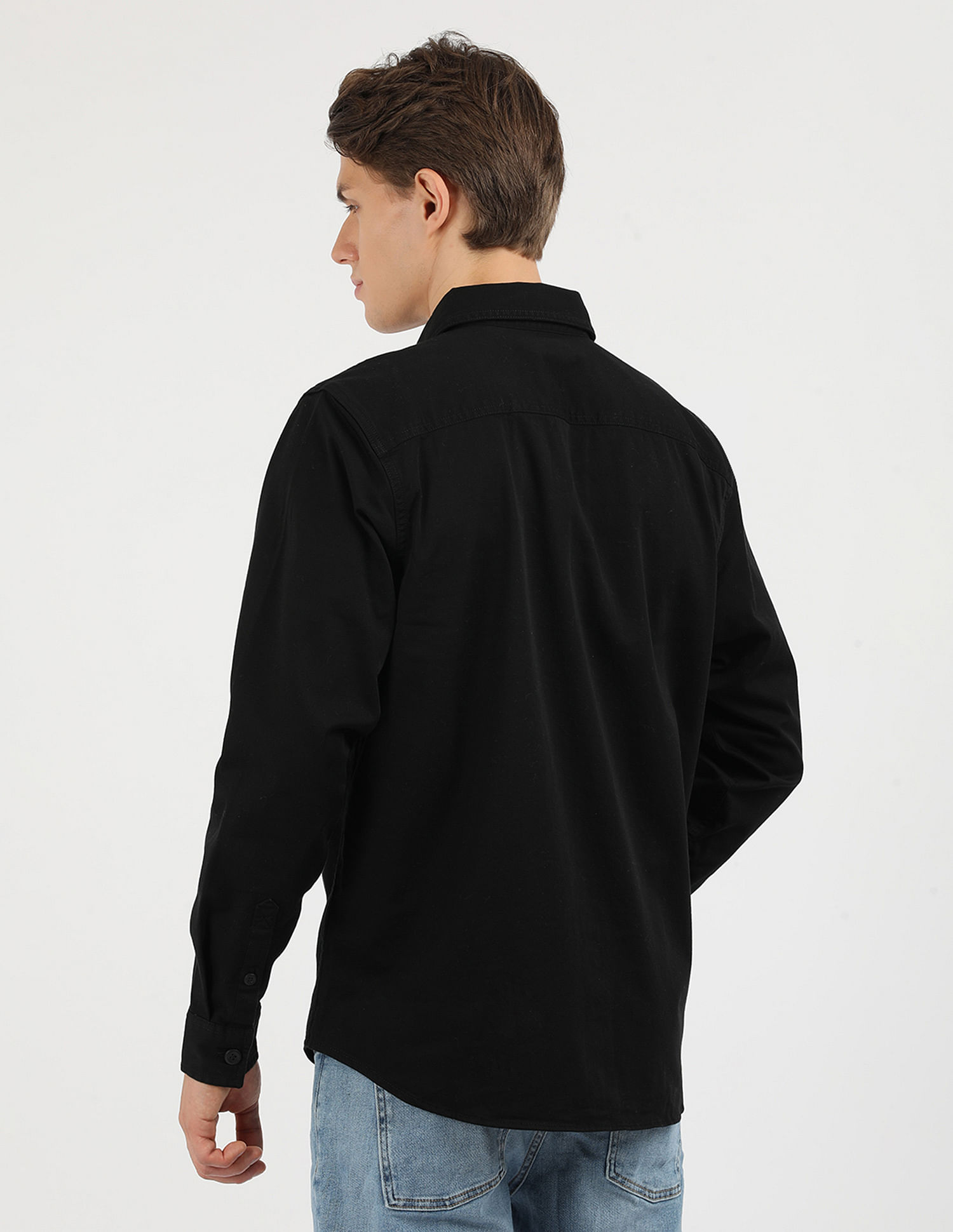 Calvin Klein Jeans Woven Label Relaxed Fit Shirt