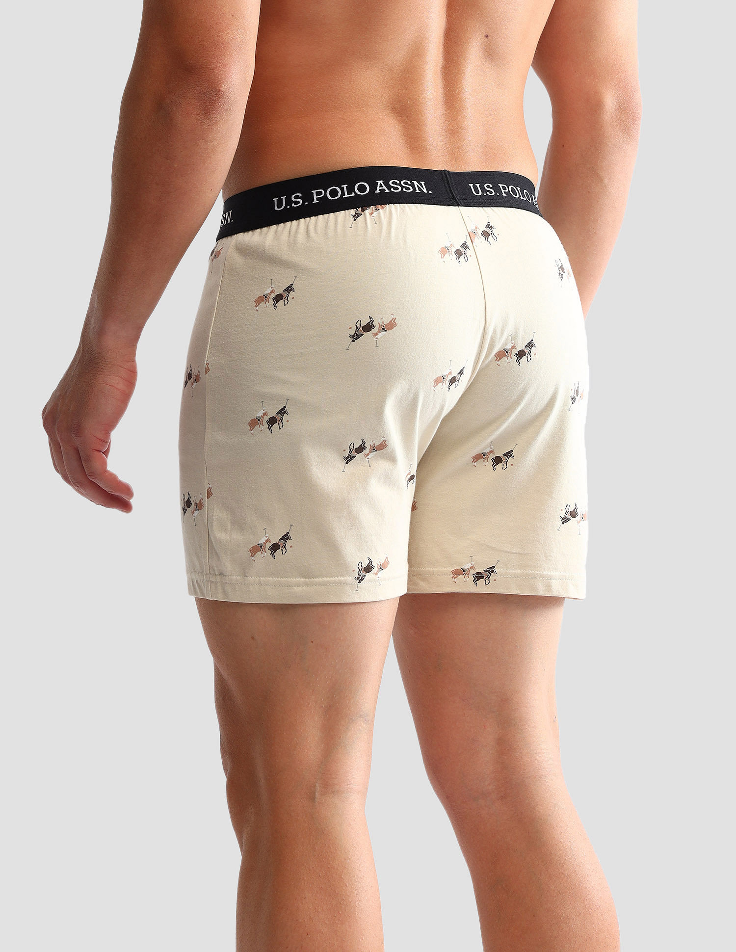 USPA Innerwear Printed Cotton OEX09 Boxers - Pack Of 2