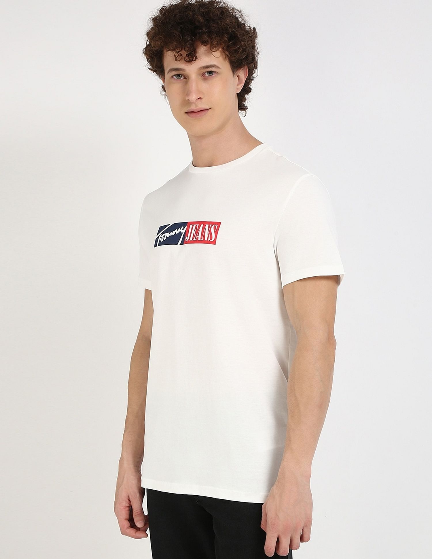 Tommy Hilfiger Logo Slim-Fit Cotton T-Shirt