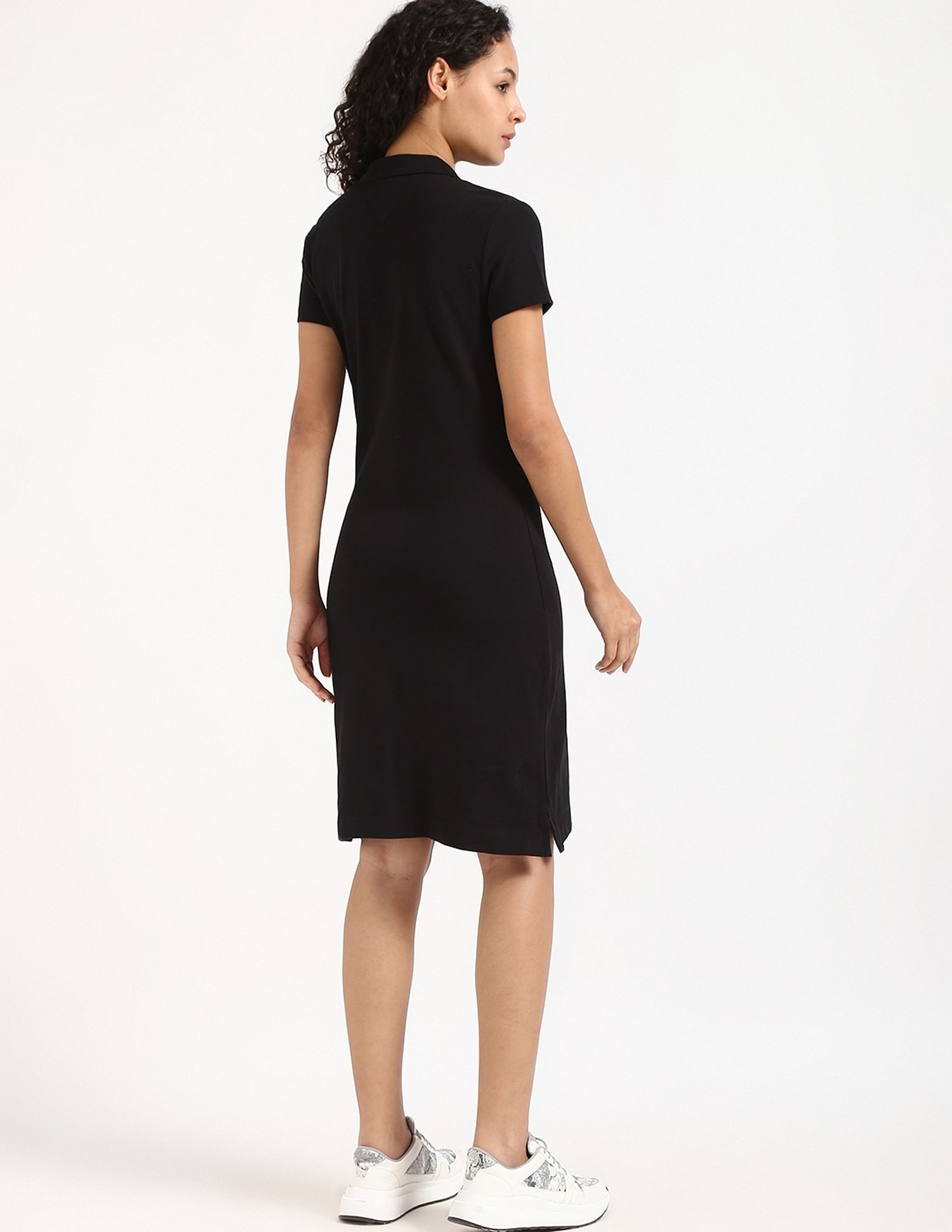 Tommy Hilfiger Cotton Polo Collar T-Shirt Dress