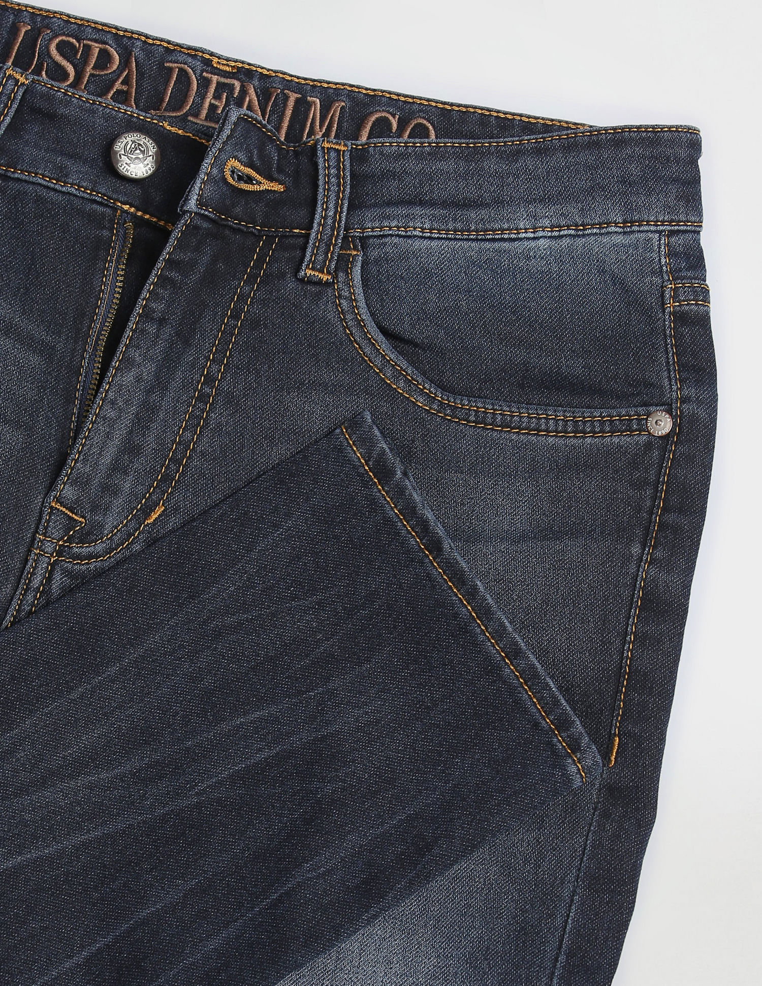 U.S. Polo Assn. Denim Co. Slim Tapered Fit Blue Jeans