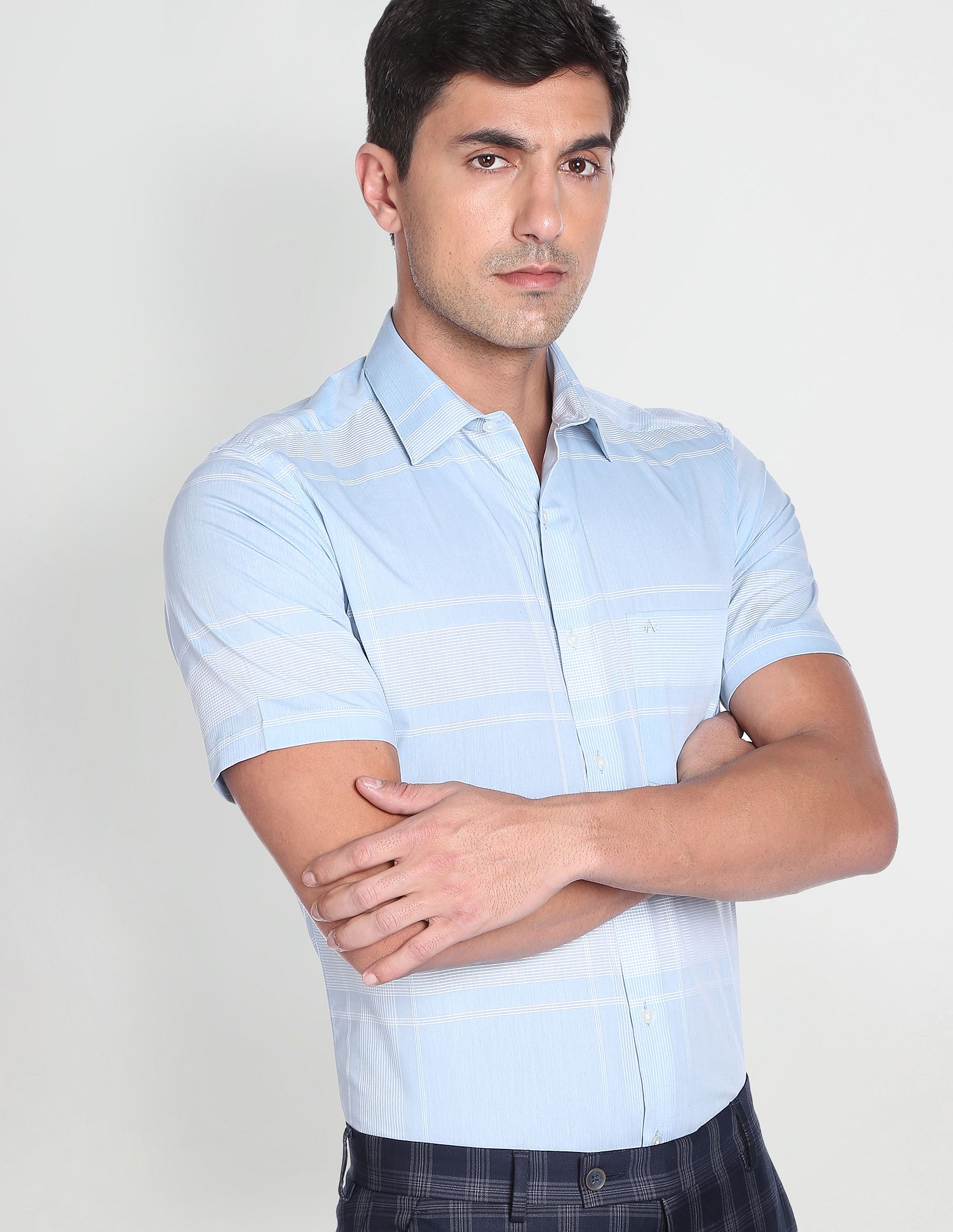 Arrow Dupplin Check Pinpoint Oxford Shirt
