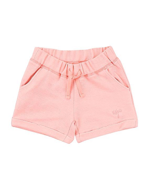 U.S. Polo Assn. Kids Heathered French Terry Shorts