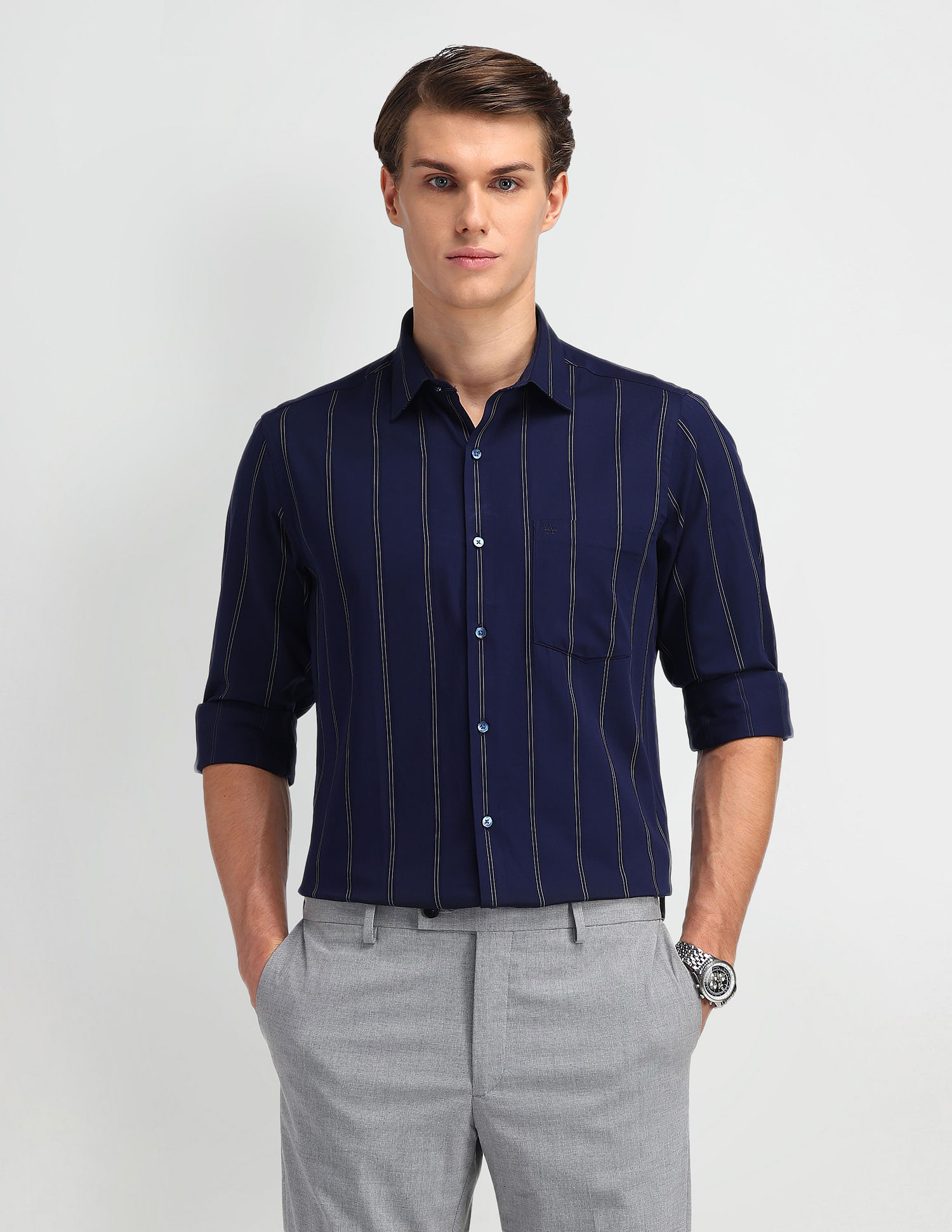 Arrow Liberty Classic Fit Cotton Shirt