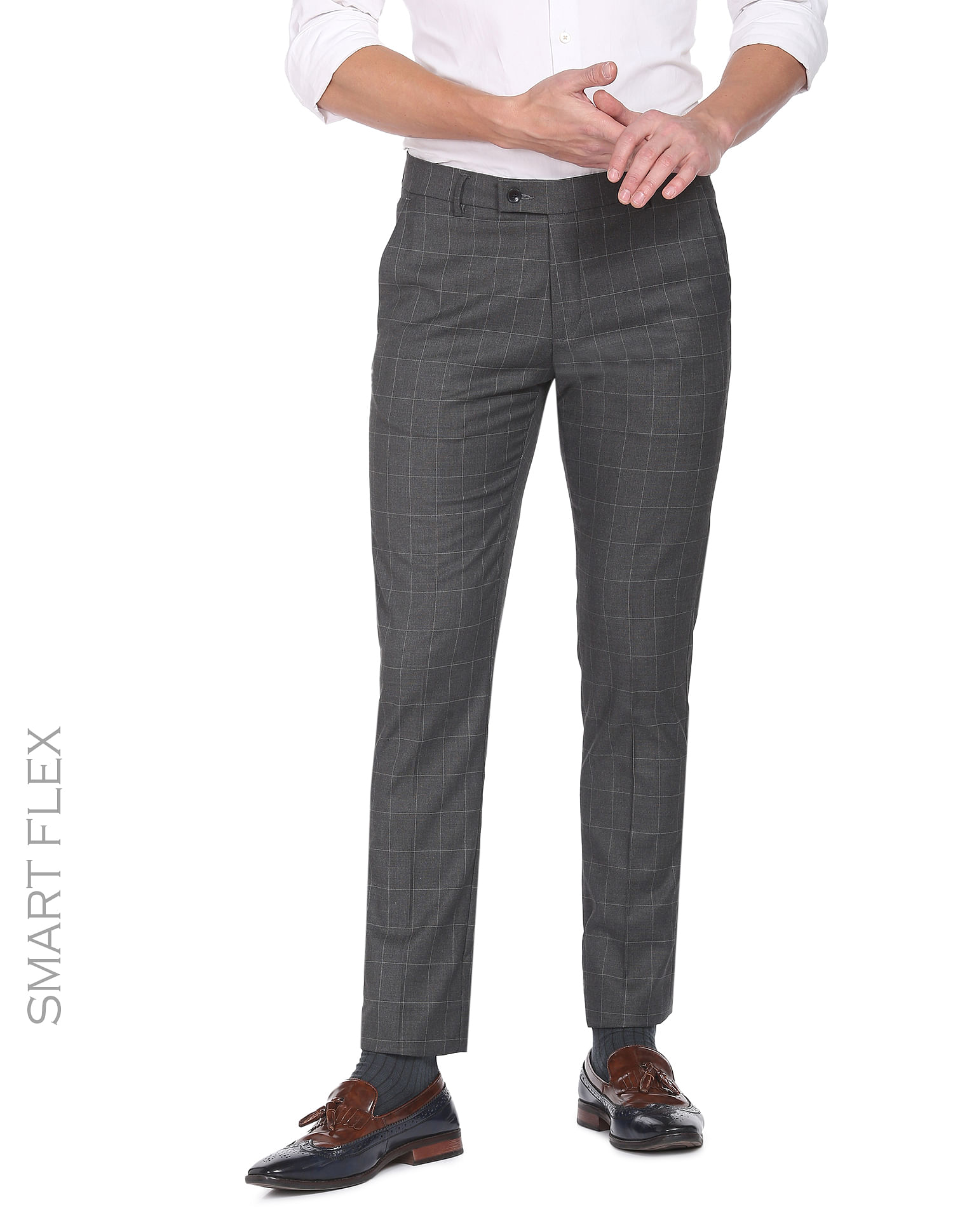 MODERNFMEN Mens Formal Smart Trousers Solid Chino India | Ubuy