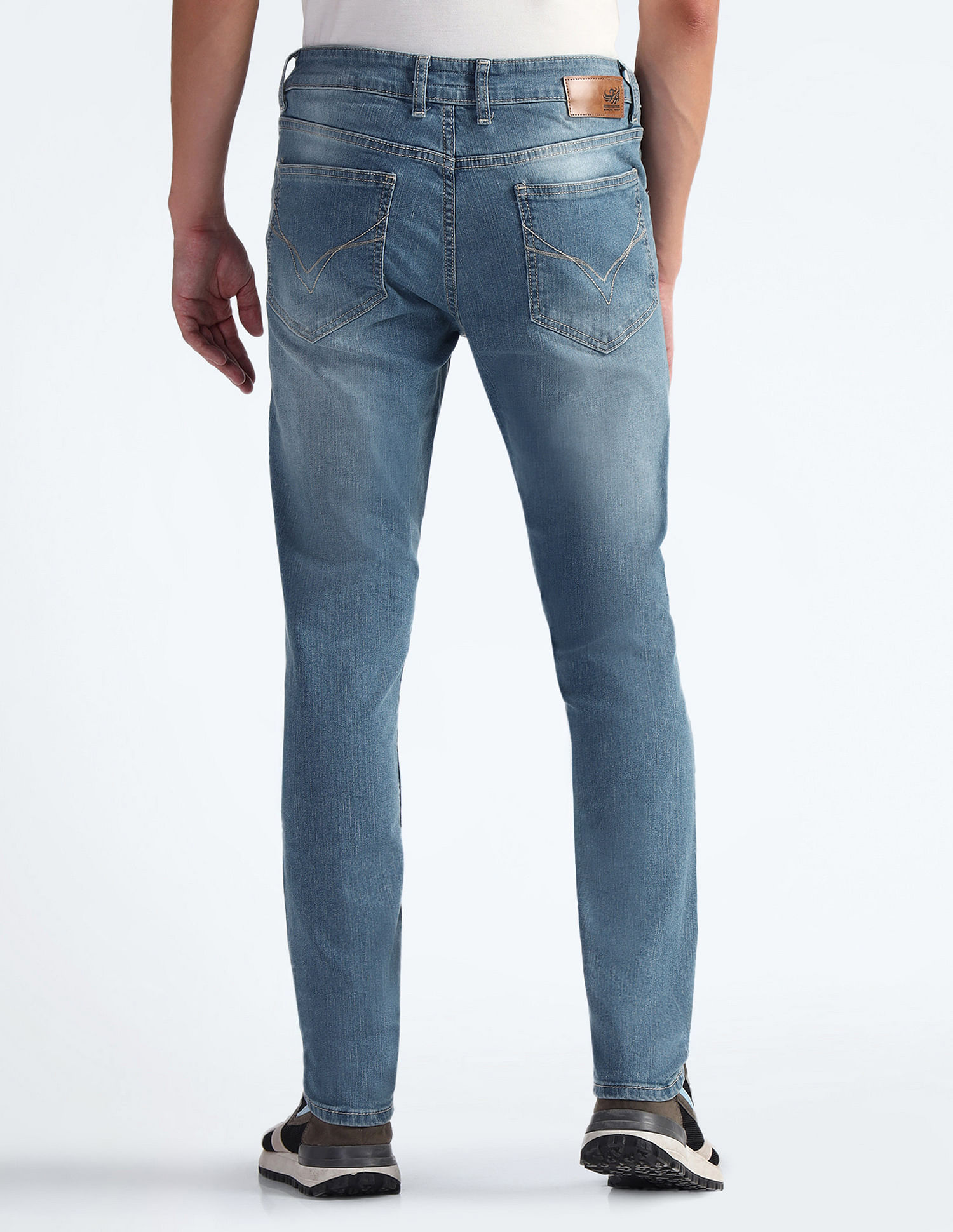 Flying Machine Mid Rise Morrison Skinny Fit Jeans