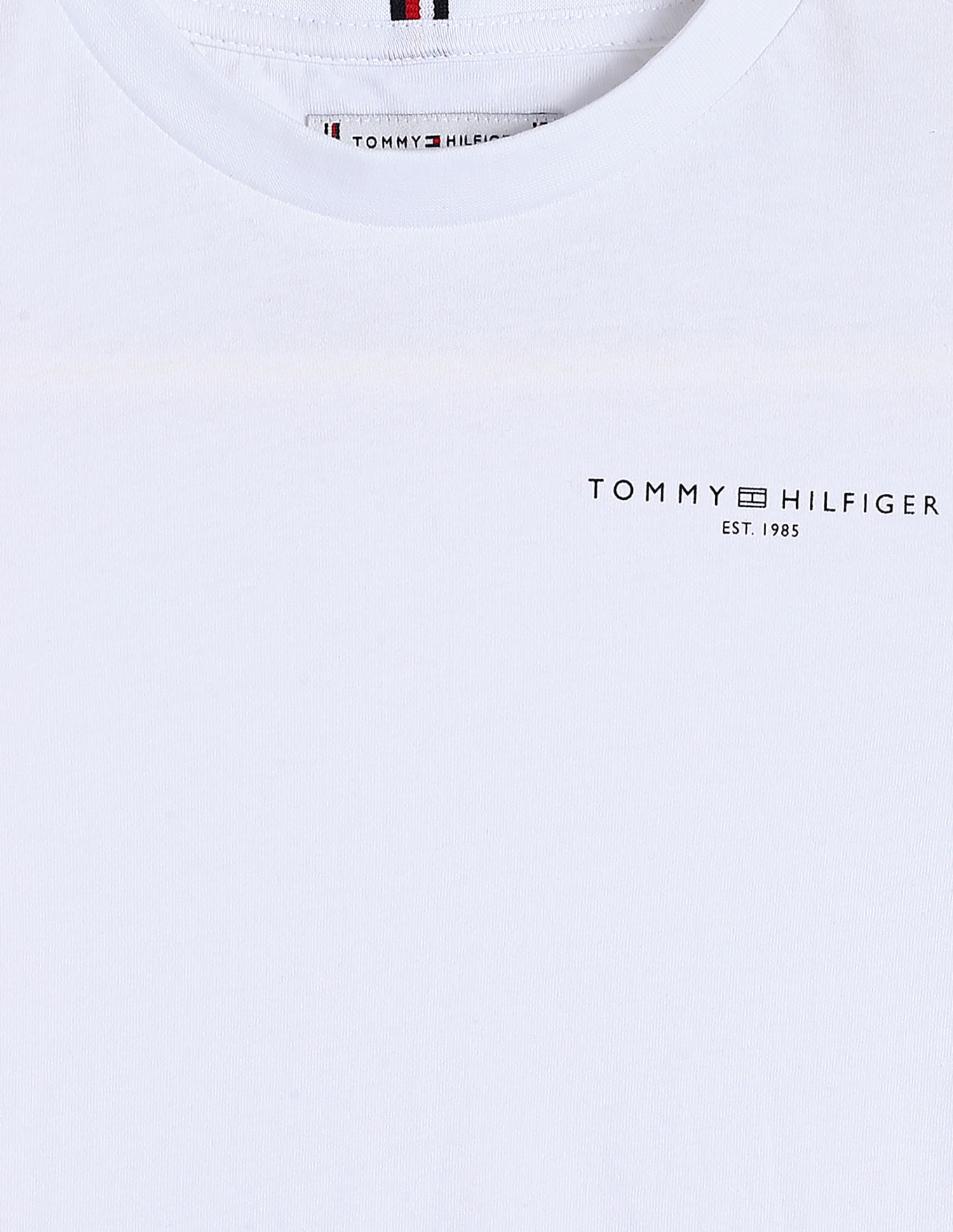 Tommy Hilfiger Kids Boys Solid Regular-Fit Cotton T-Shirt