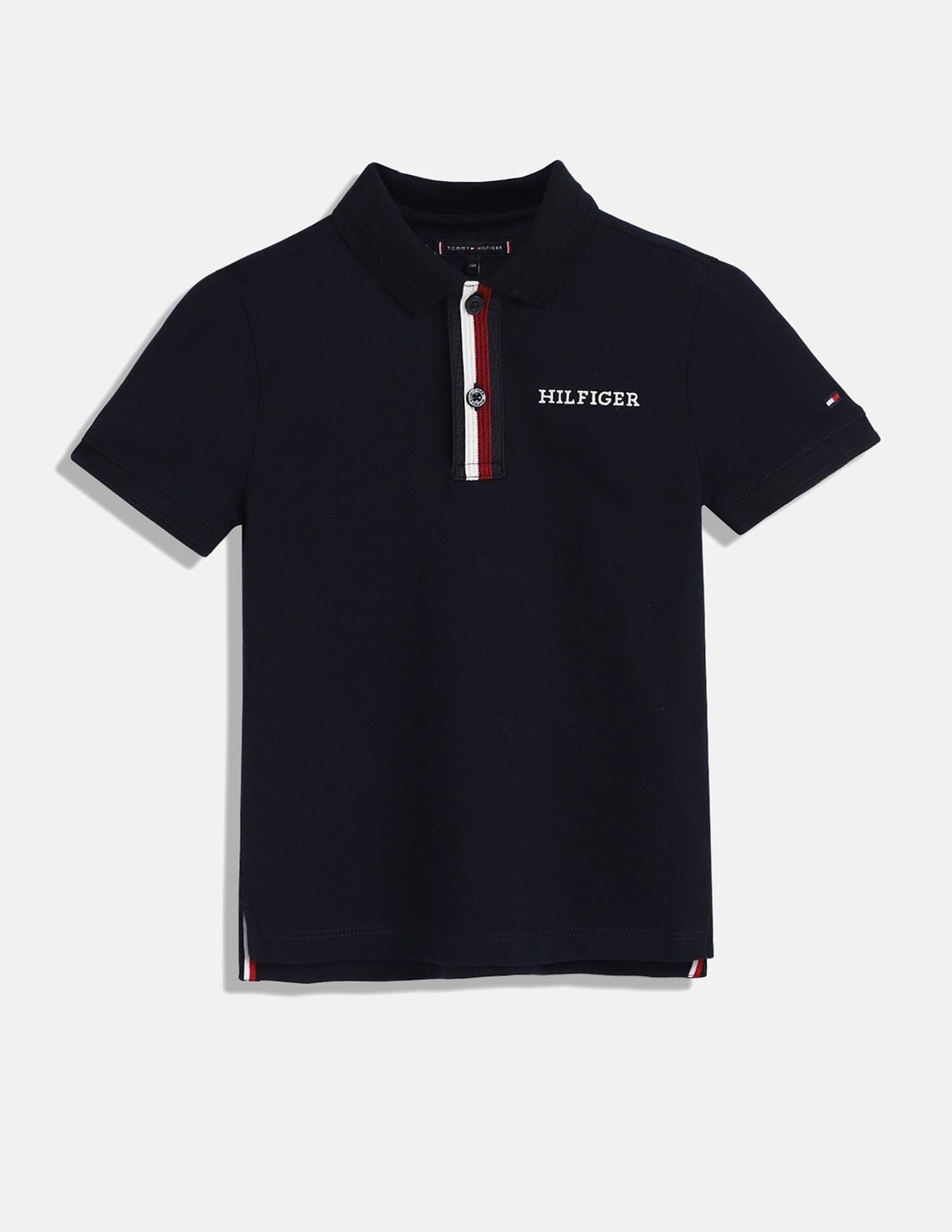 Tommy Hilfiger Kids Boys Solid Regular-Fit Cotton T-Shirts