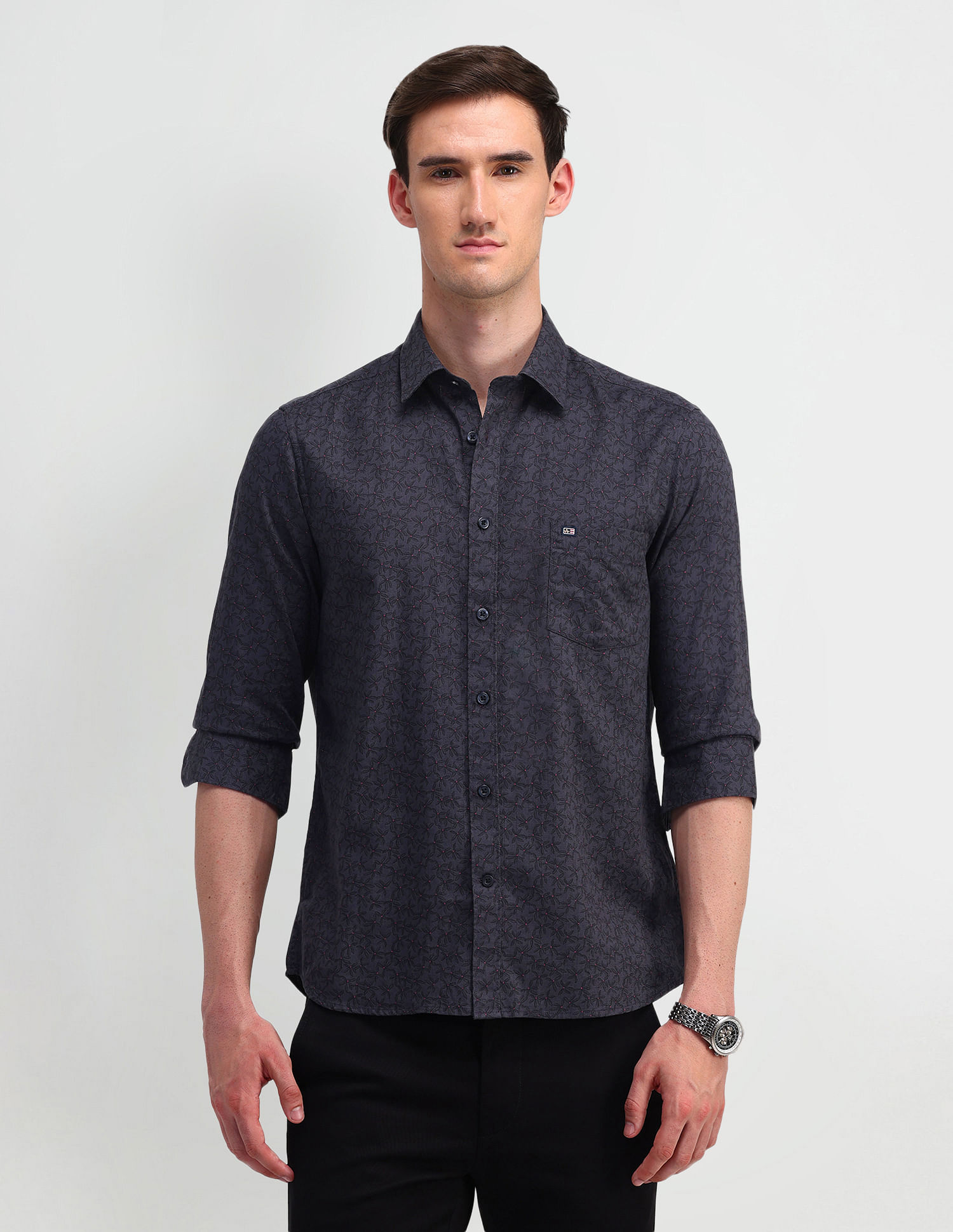 Arrow Sport Tailored Fit Cotton Shirt