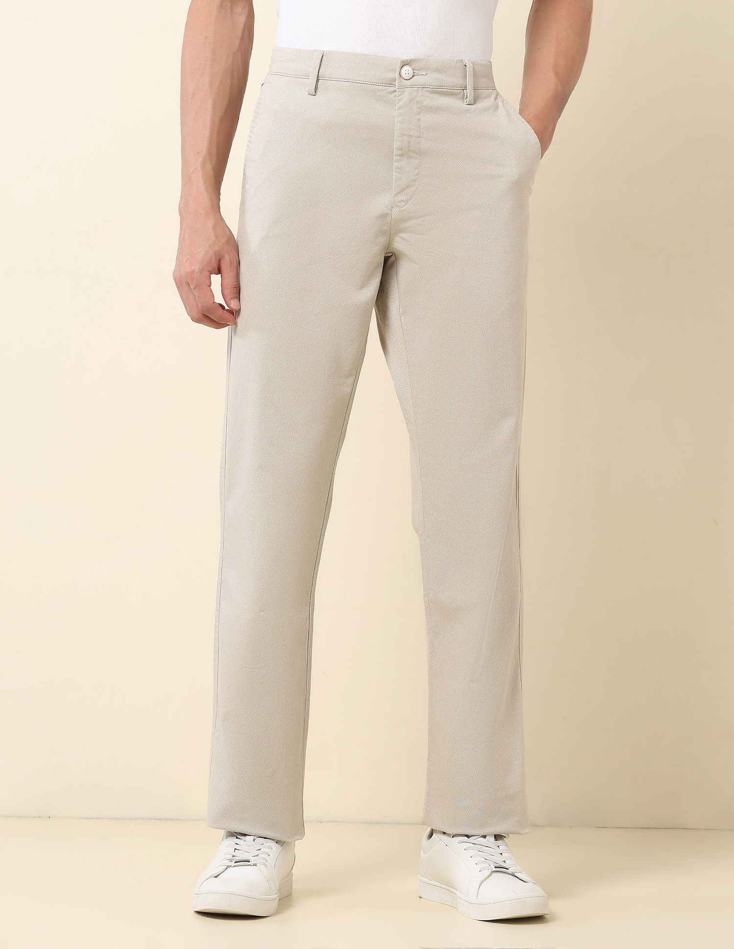 U.S. Polo Assn. Riley Straight Fit Twill Trousers
