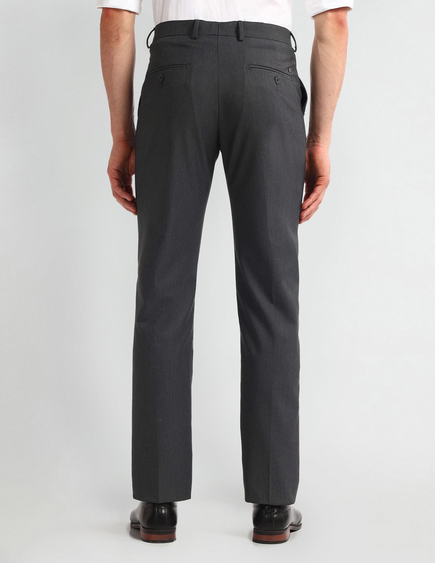 Arrow Mid Rise Tapered Fit Trousers
