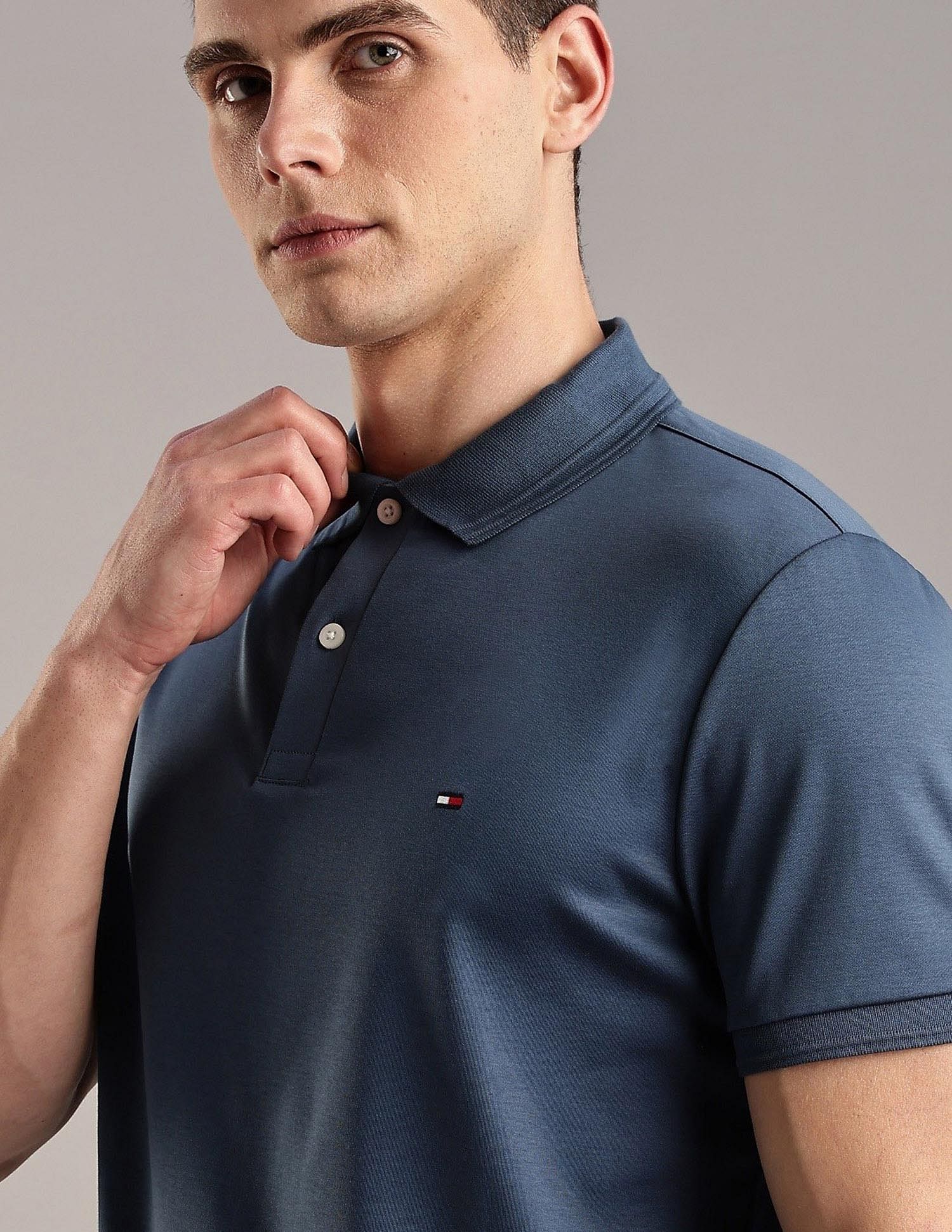 Tommy Hilfiger Solid Regular-Fit Cotton T-Shirt