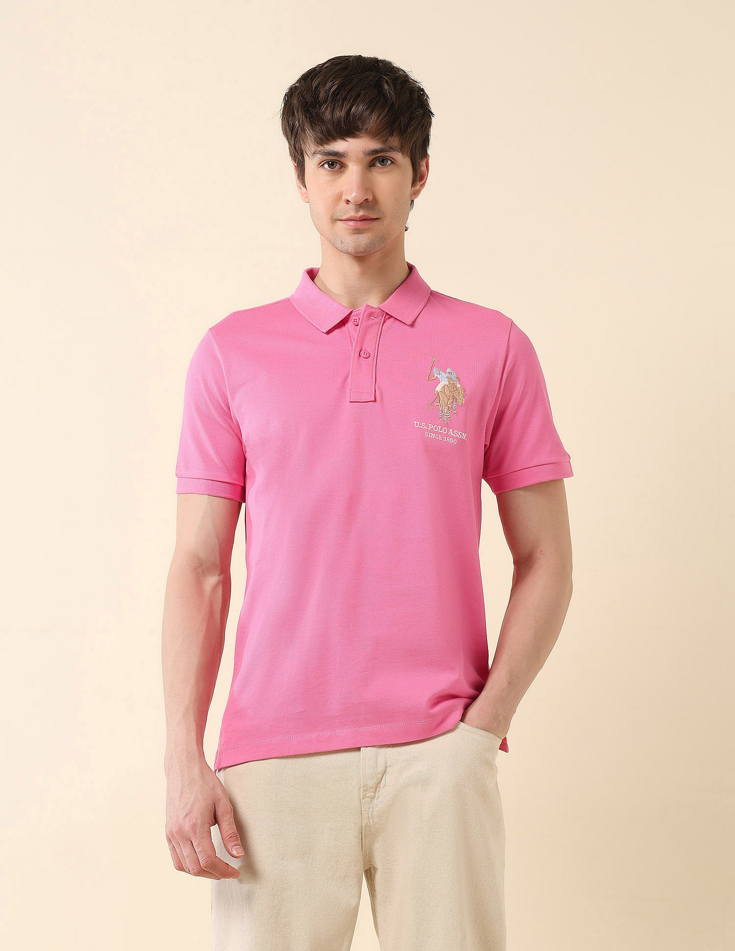 U.S. Polo Assn. Solid Summer Splash Polo Shirt
