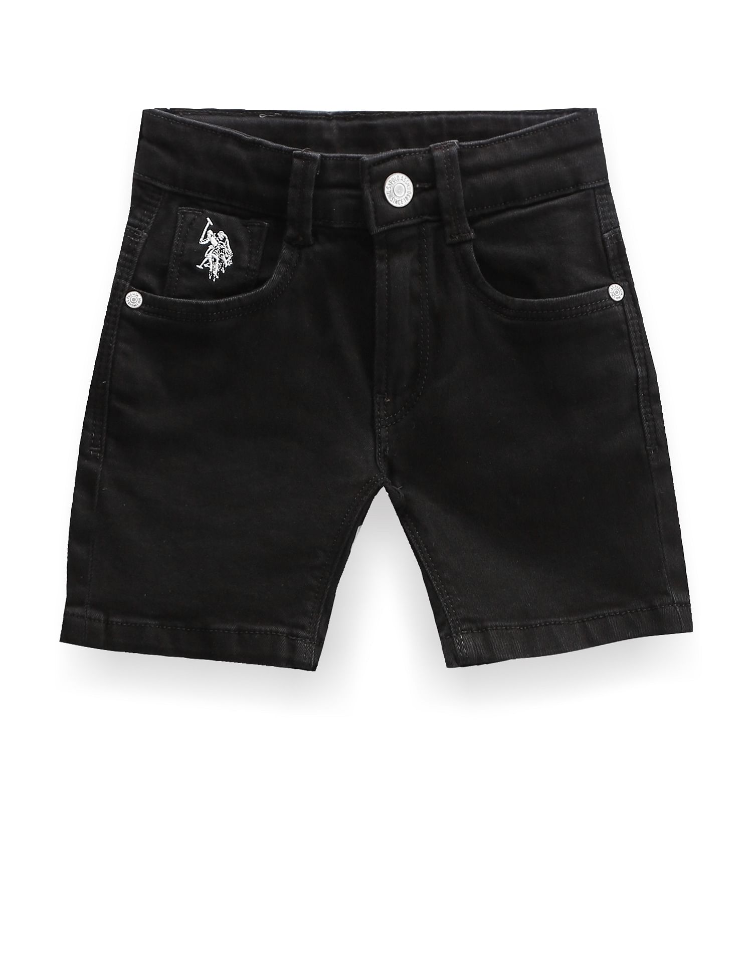 U.S. Polo Assn. Kids Boys Mid Rise Twill Shorts
